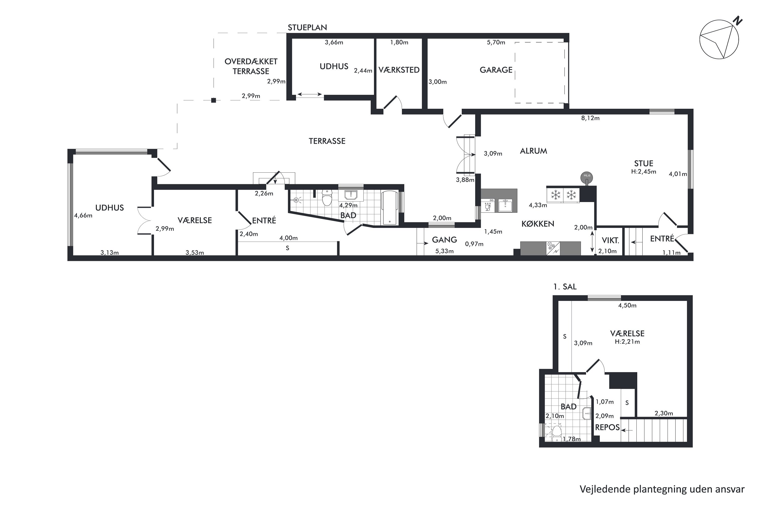 Plantegninger billede af Østergade 26, 4660 Store Heddinge