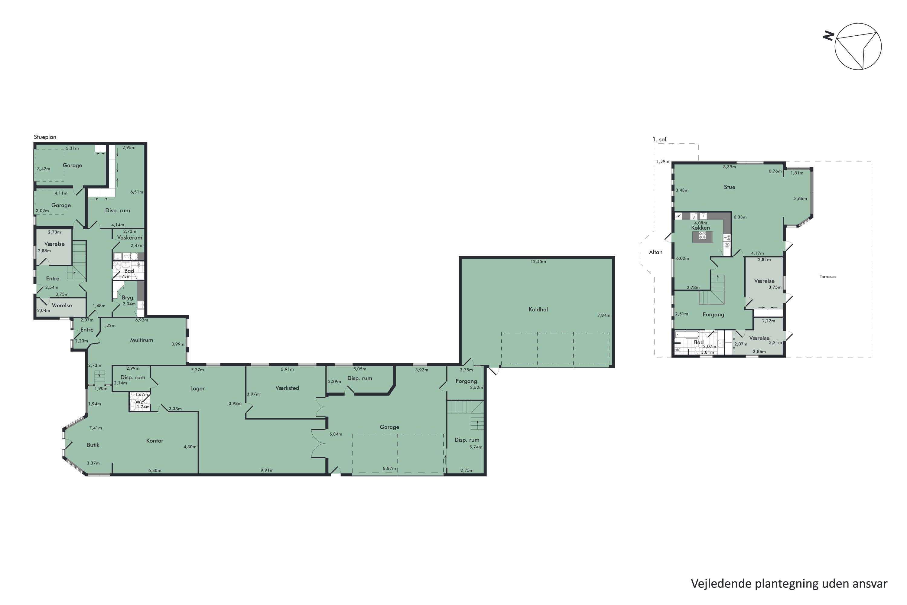 Plantegninger billede af Ringvej 1, Lem, 7860 Spøttrup