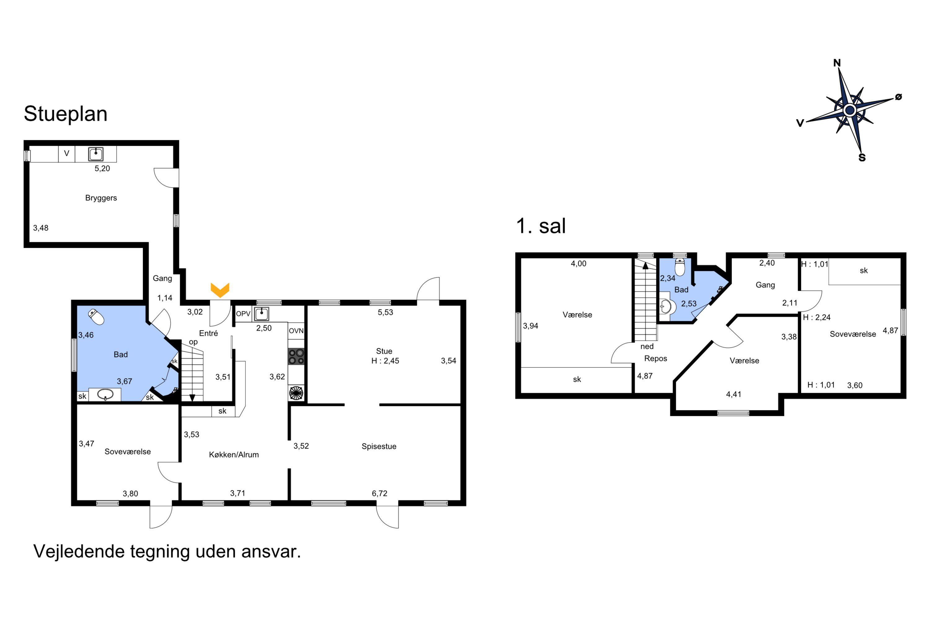 Plantegninger billede af Skovvej 71, Impgård, 8620 Kjellerup