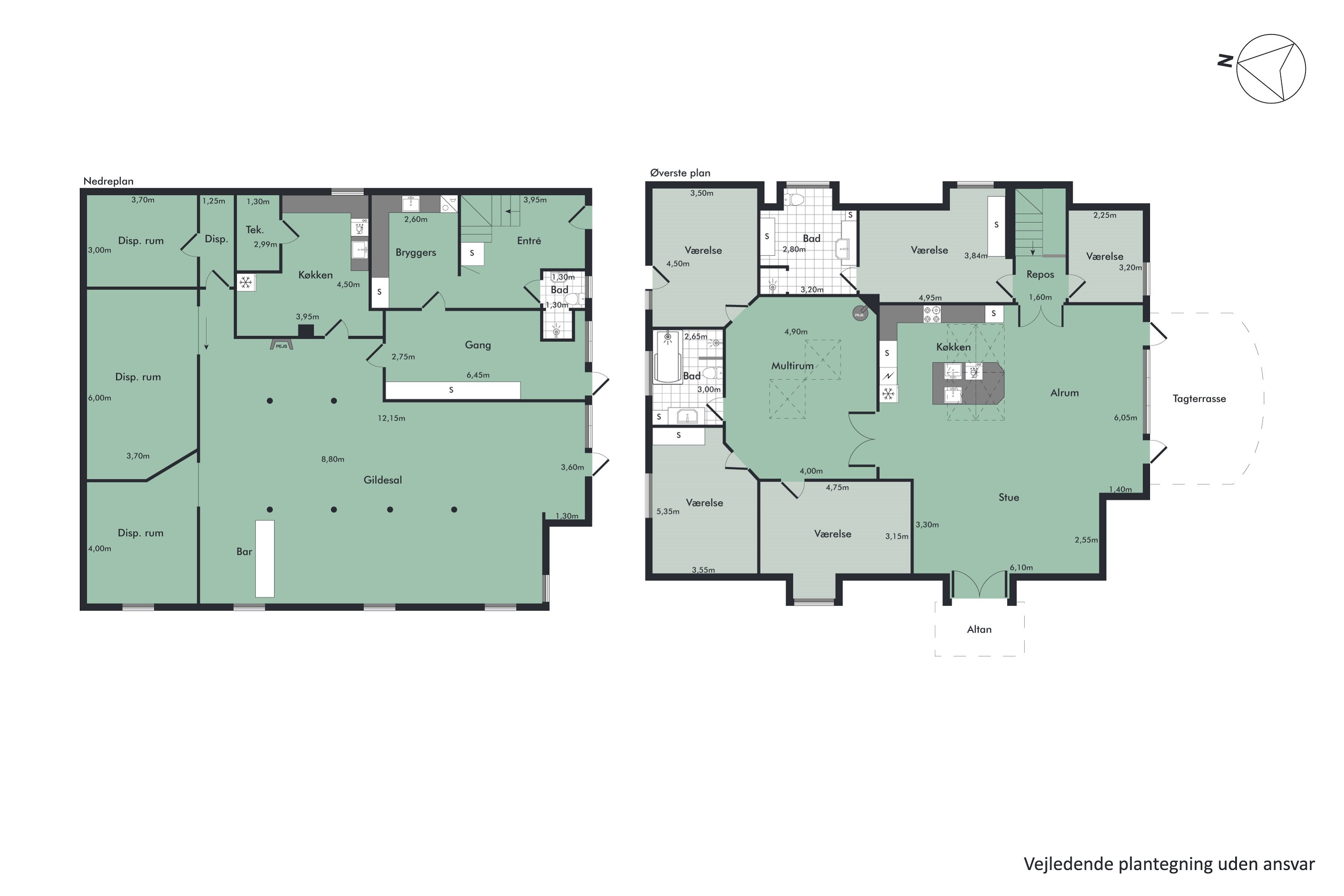 Plantegninger billede af Nibevej 229, Moldbjerg, 9530 Støvring
