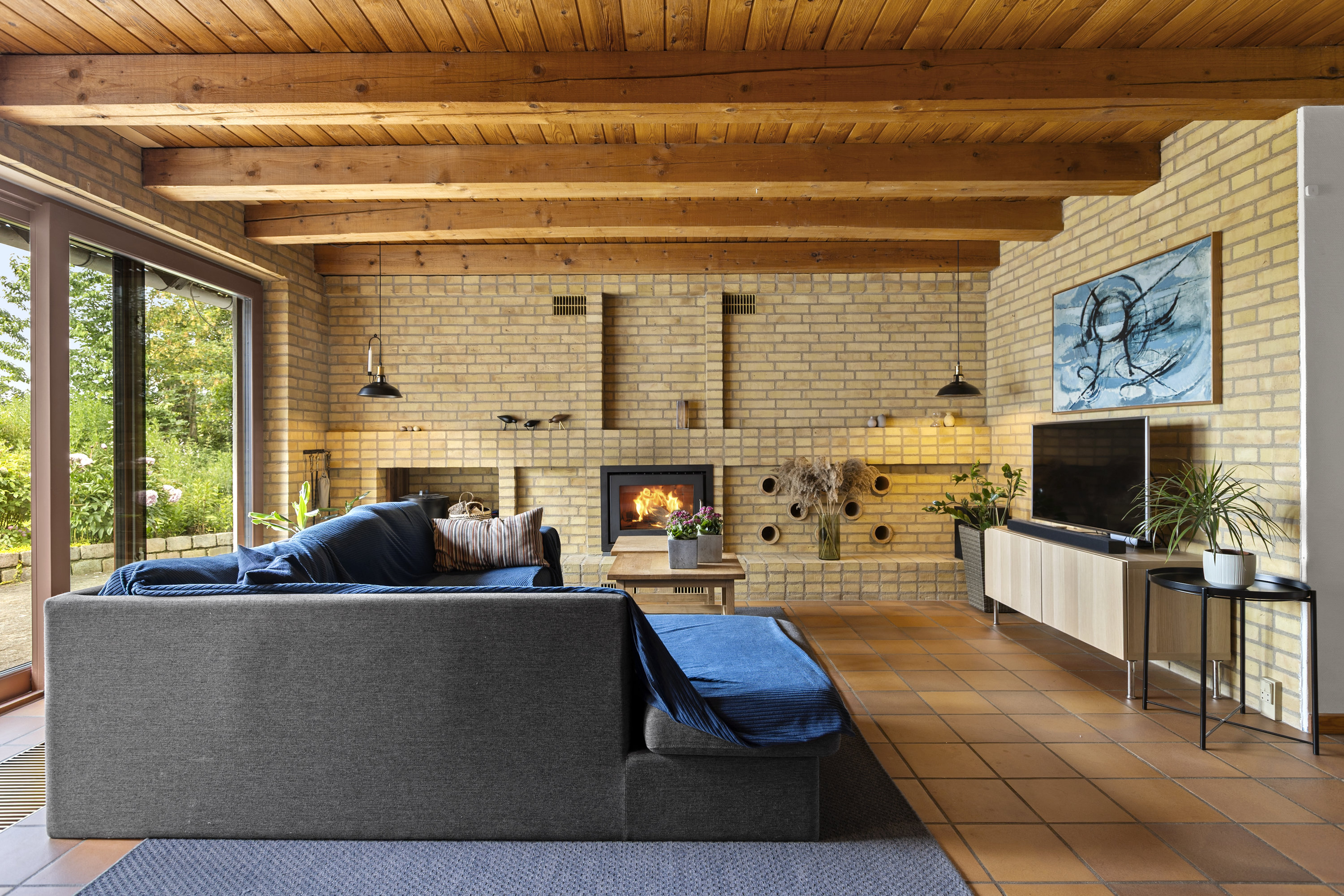 Fremhævet stue billede i fuldskærmstilstand. Billede af Langevej 2, 4173 Fjenneslev