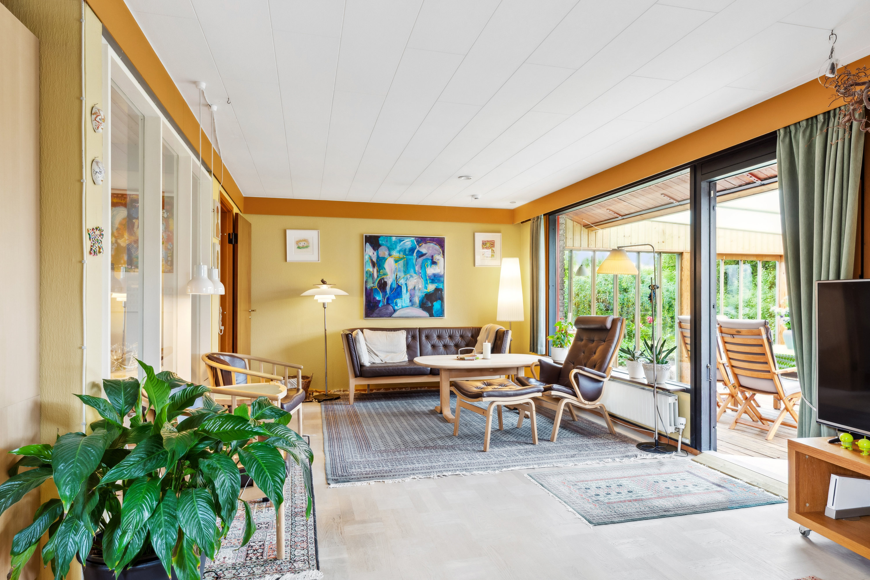 Fremhævet stue billede i fuldskærmstilstand. Billede af Løvtoften 57, 2630 Taastrup