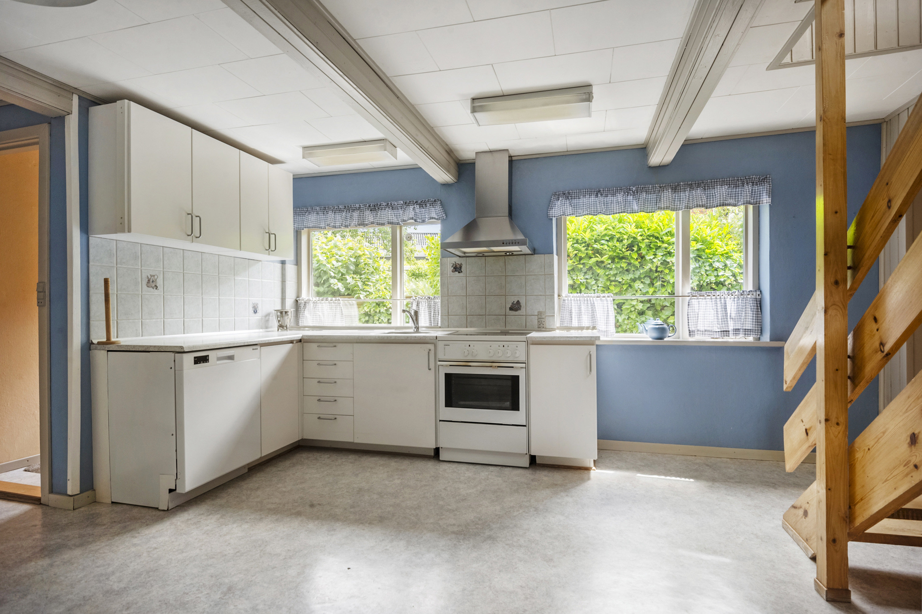 Fremhævet køkken billede i fuldskærmstilstand. Billede af Østergade 52, 8300 Odder