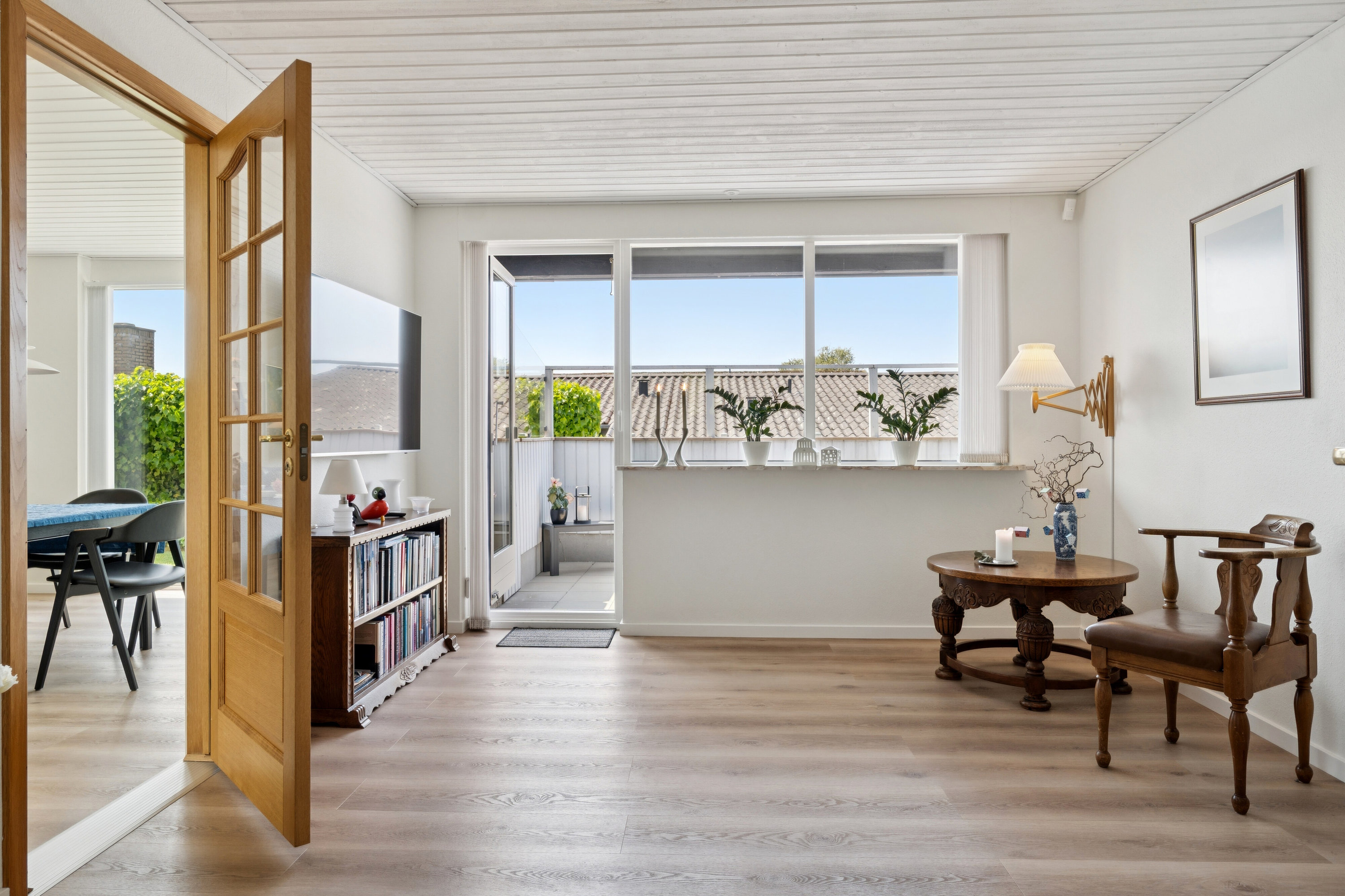 Fremhævet stue billede i fuldskærmstilstand. Billede af Digesmuttevej 7, 9800 Hjørring