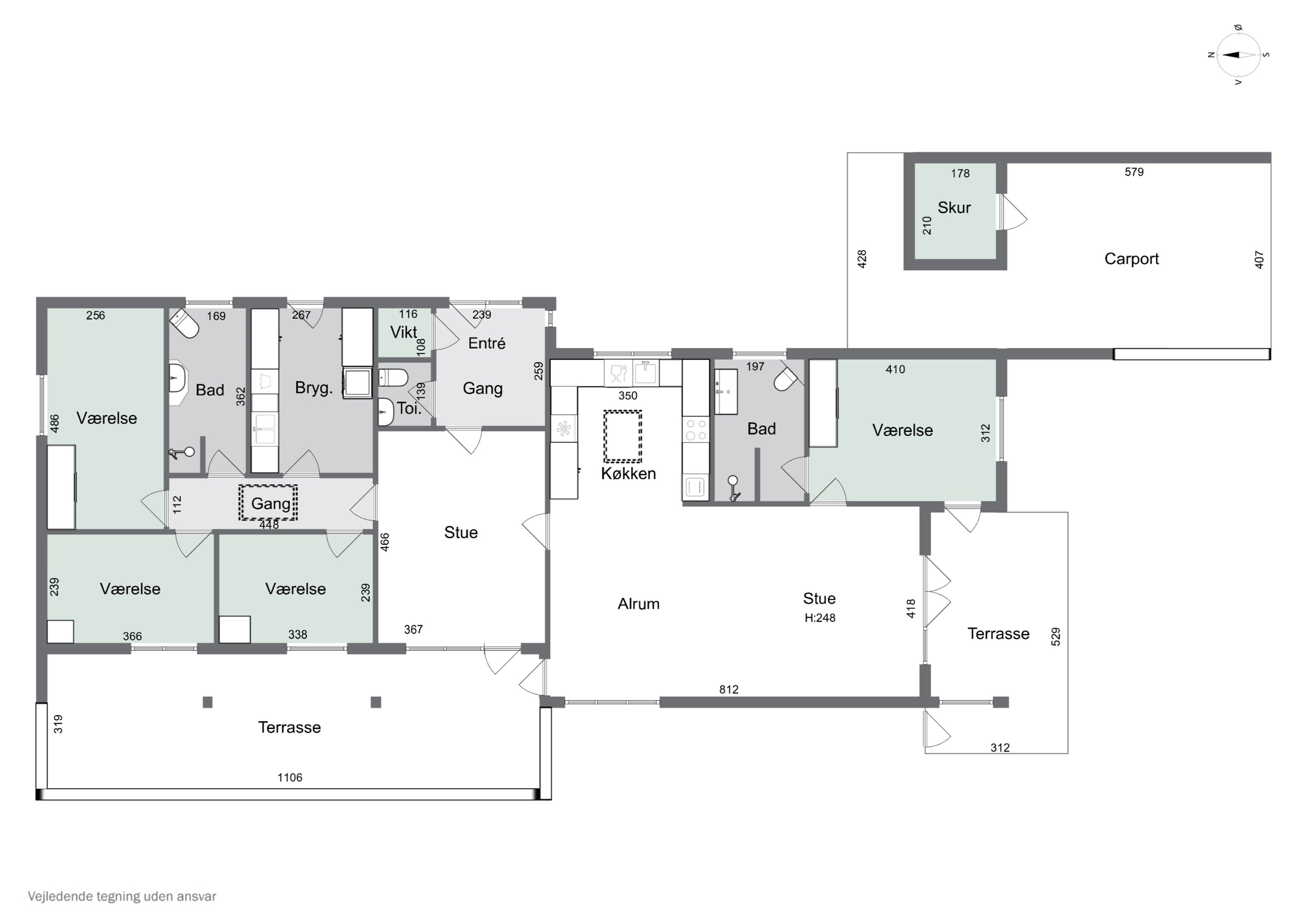 Plantegninger billede af Digesmuttevej 7, 9800 Hjørring