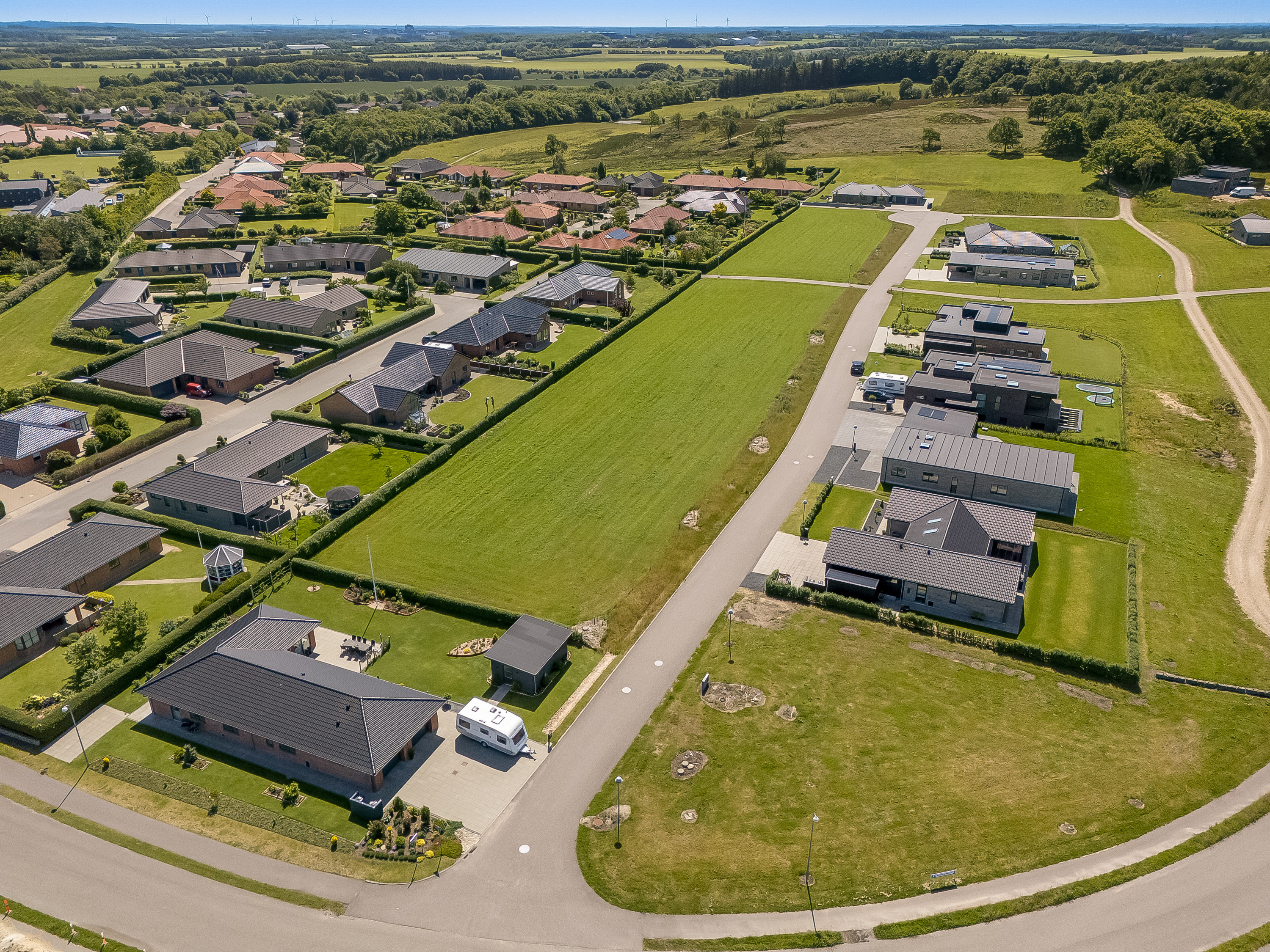 Miniaturebillede 1: luftfoto. Billede af Højsageralle 2, 6920 Videbæk