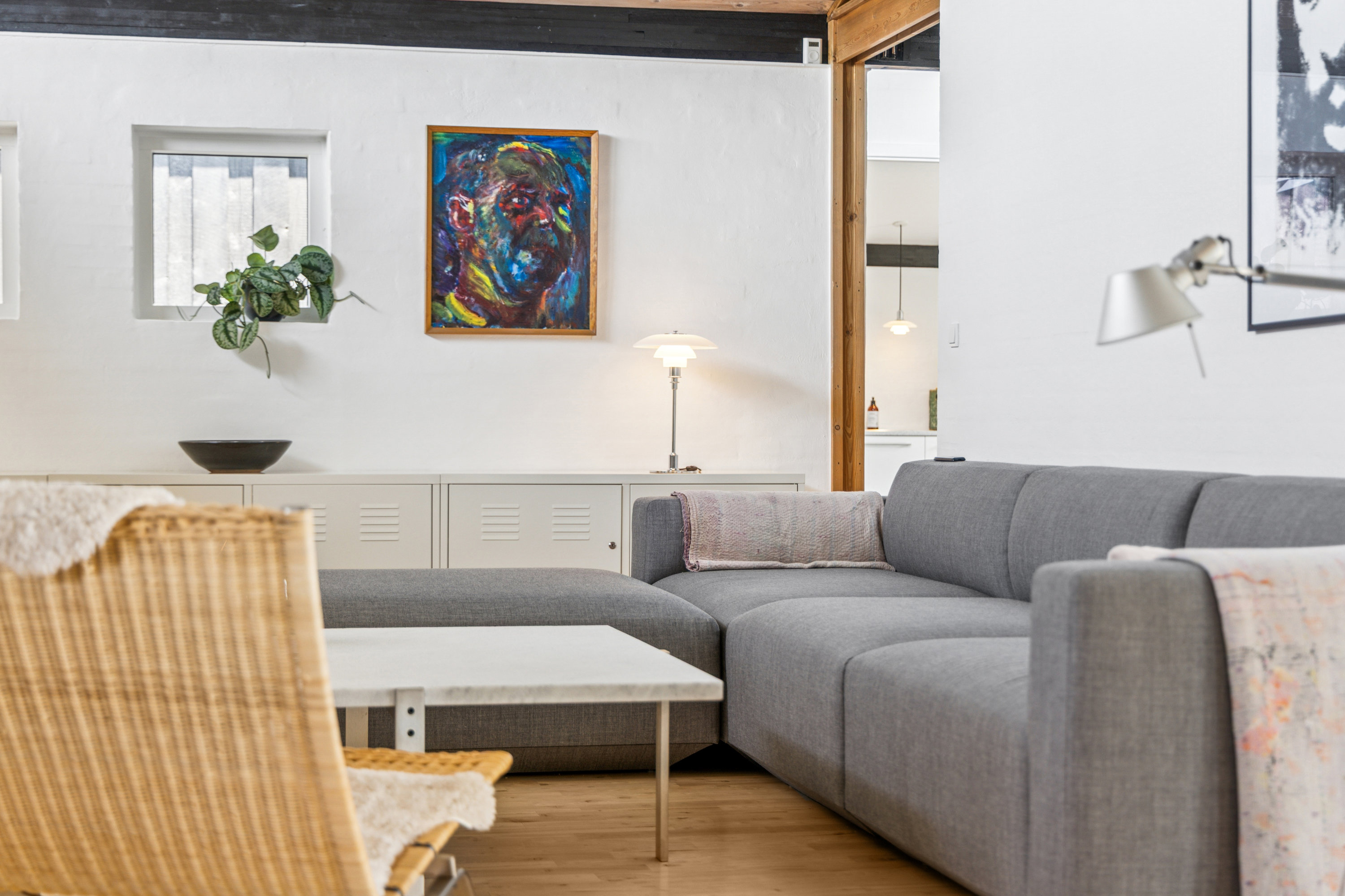 Fremhævet stue billede i fuldskærmstilstand. Billede af Rødslet 8, 9430 Vadum