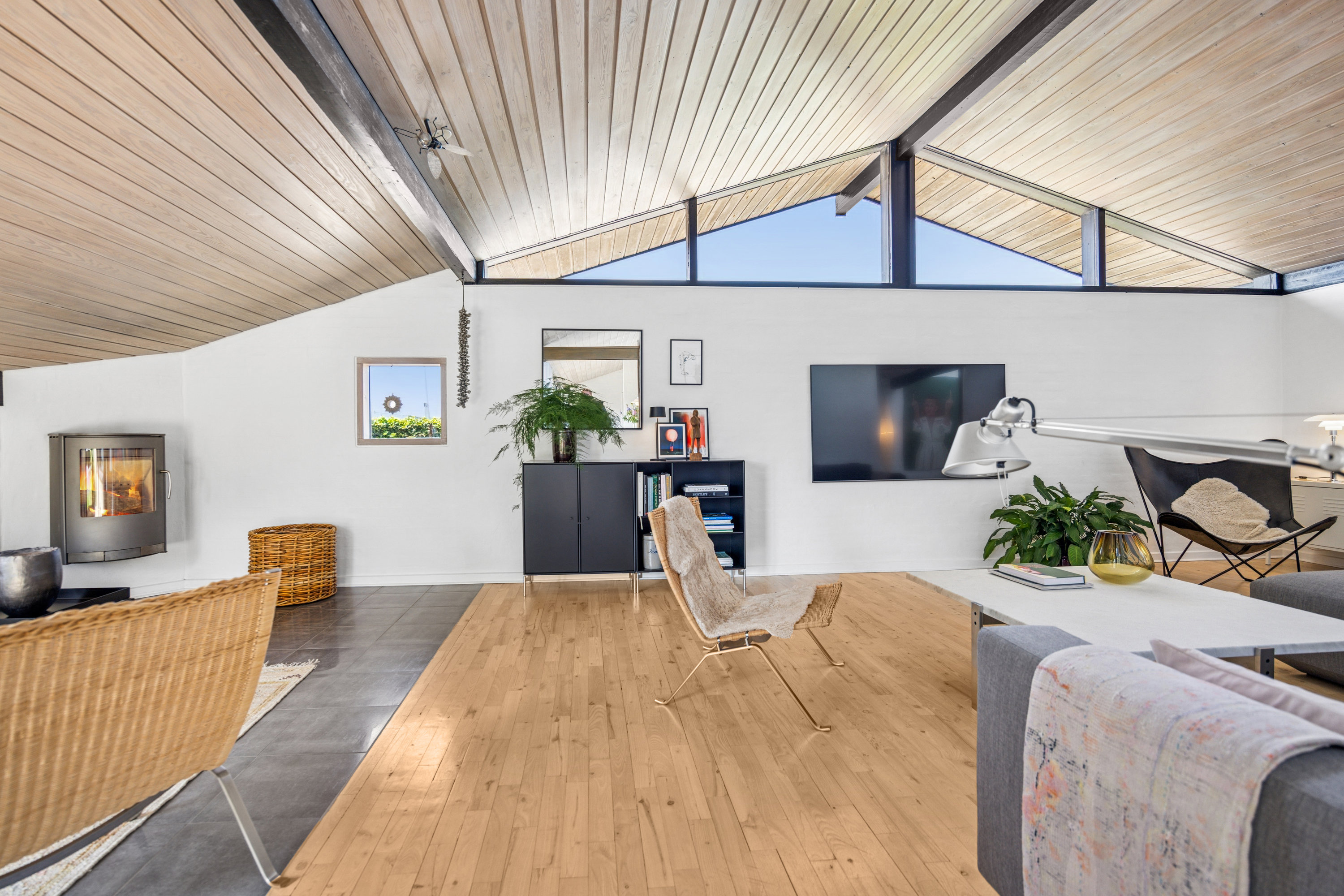 Fremhævet stue billede i fuldskærmstilstand. Billede af Rødslet 8, 9430 Vadum