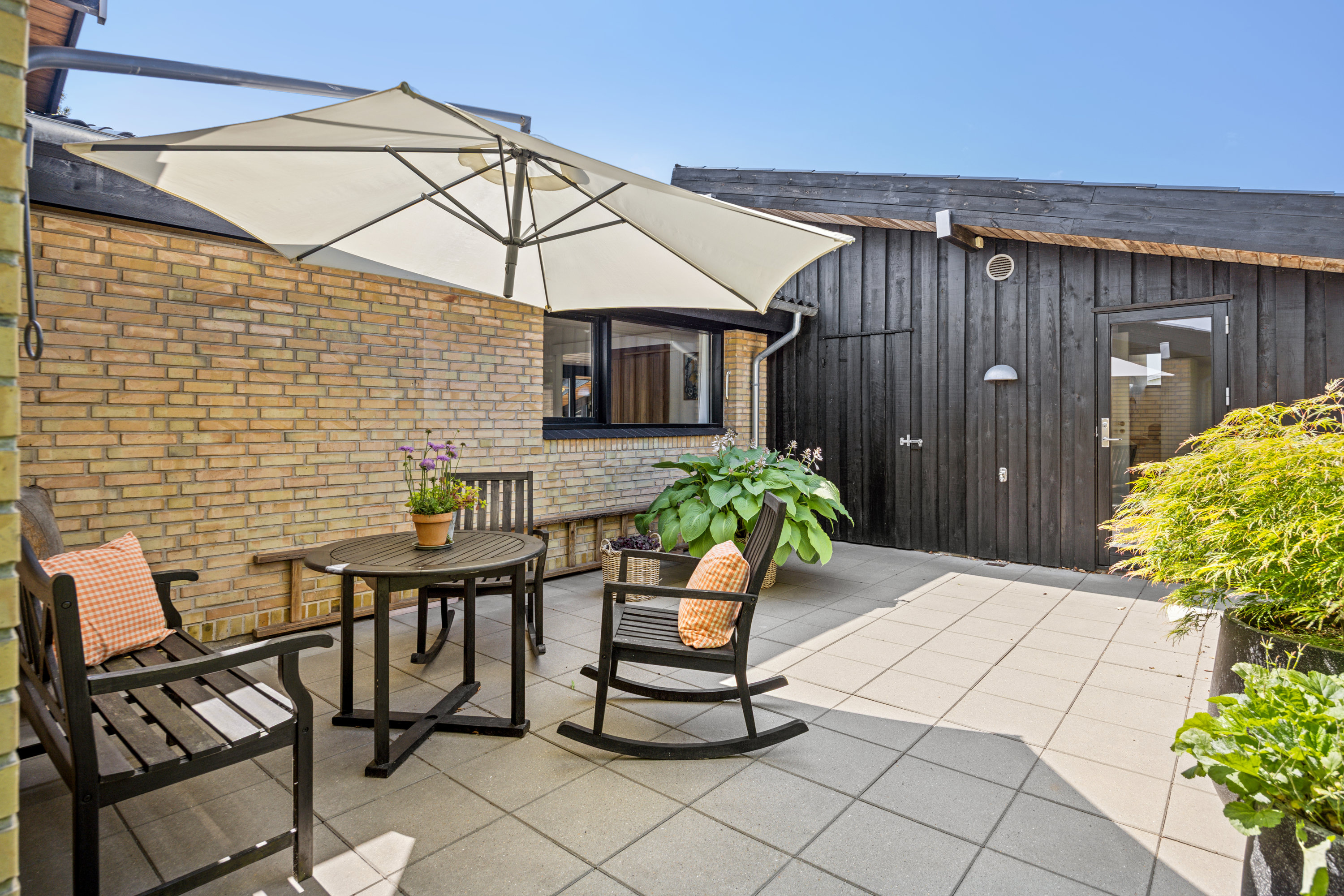 Fremhævet terrasse billede i fuldskærmstilstand. Billede af Rødslet 8, 9430 Vadum