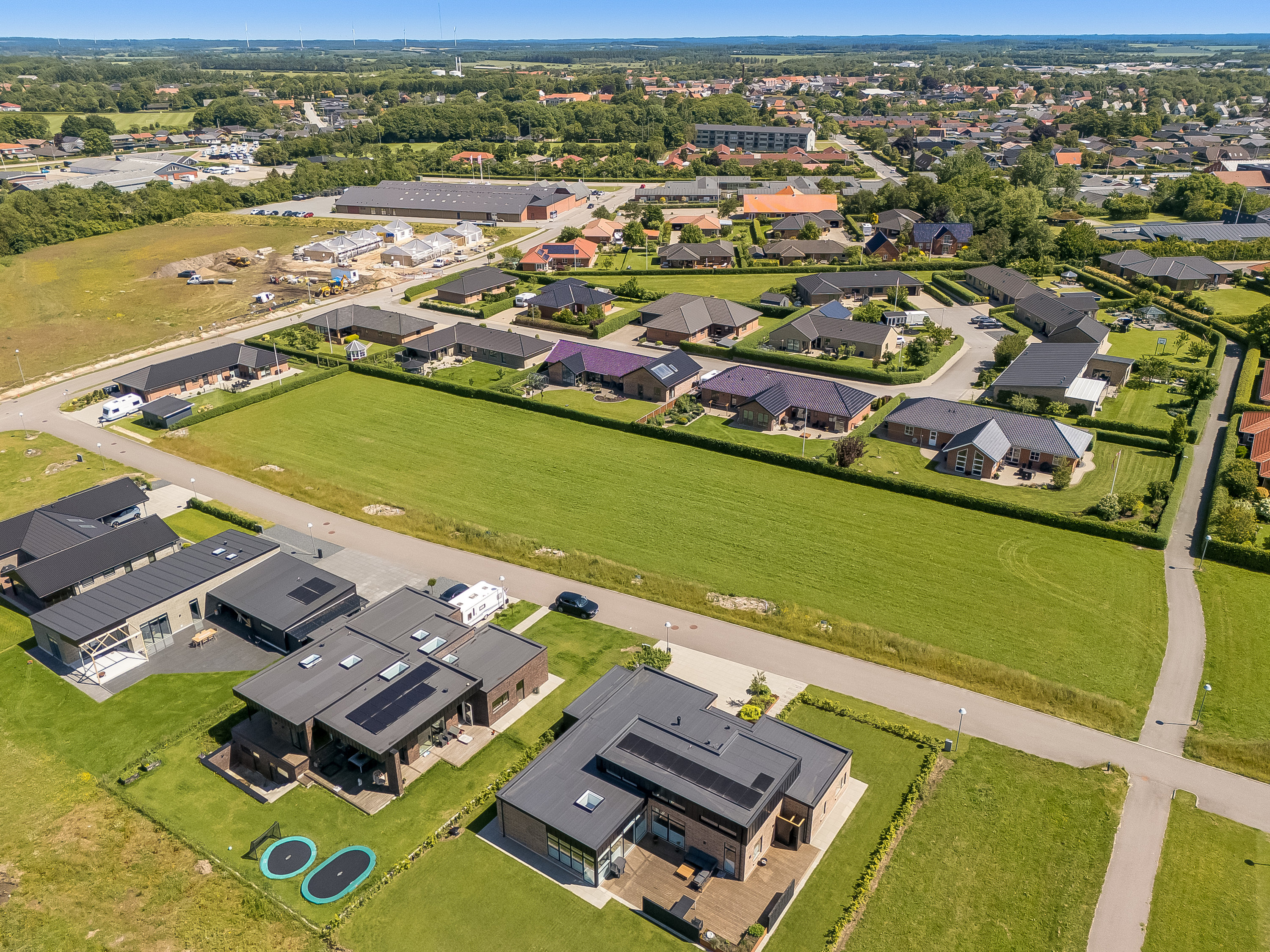 Miniaturebillede 1: luftfoto. Billede af Højsageralle 7, 6920 Videbæk