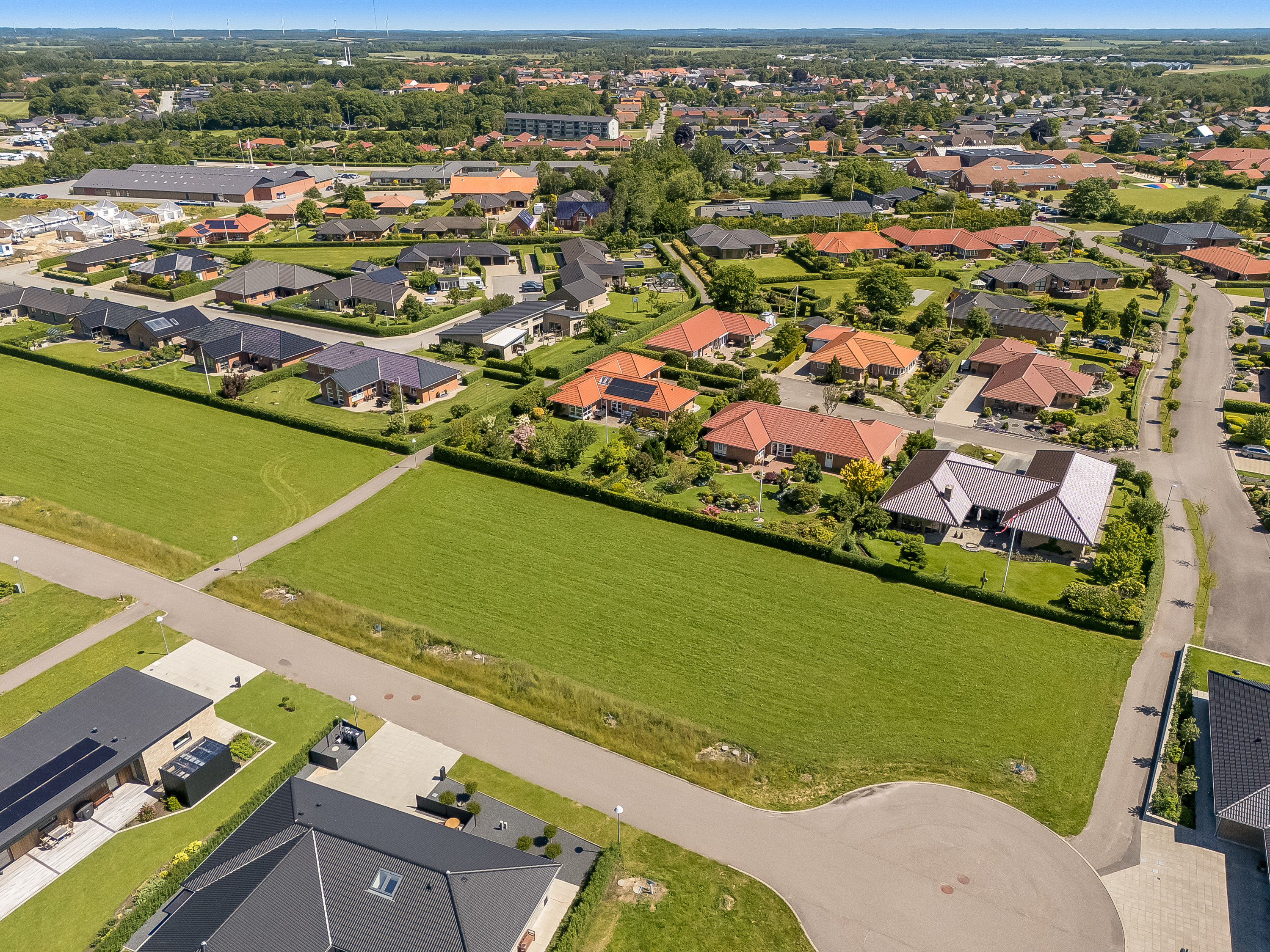 Miniaturebillede 1: luftfoto. Billede af Højsageralle 13, 6920 Videbæk