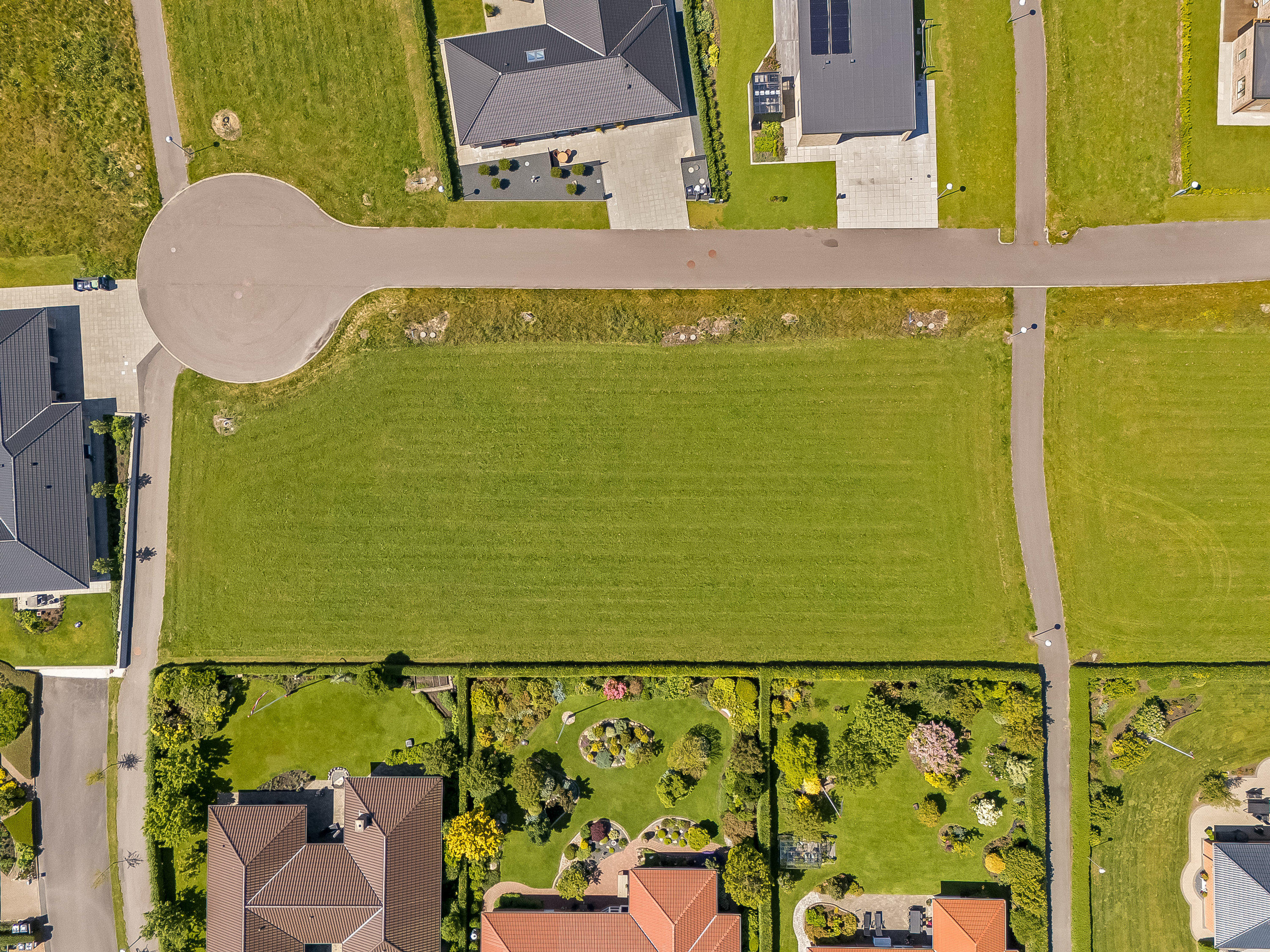 Fremhævet luftfoto billede i fuldskærmstilstand. Billede af Højsageralle 15, 6920 Videbæk