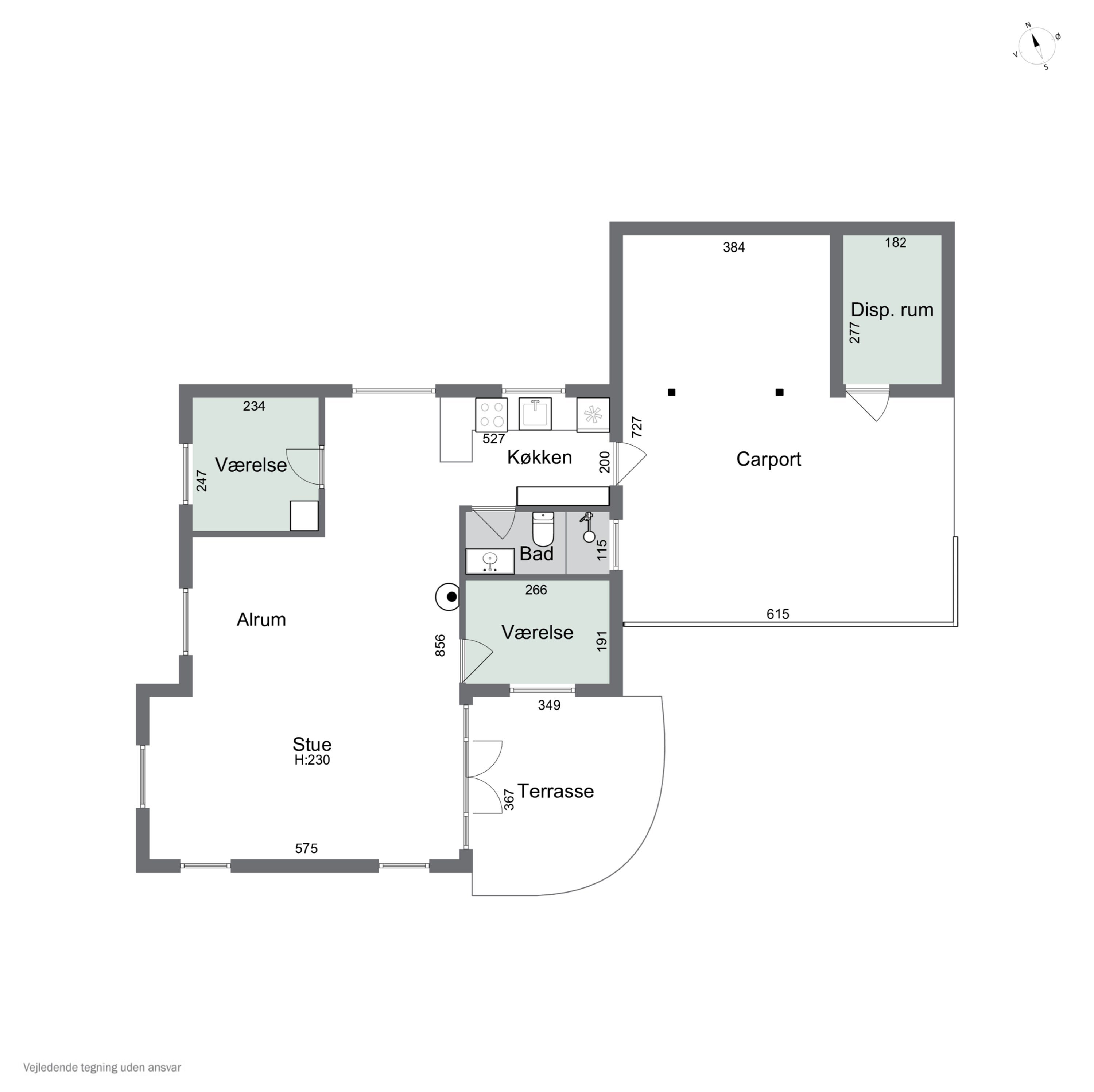 Plantegninger billede af Karensvej 6, Østerballe, 5450 Otterup