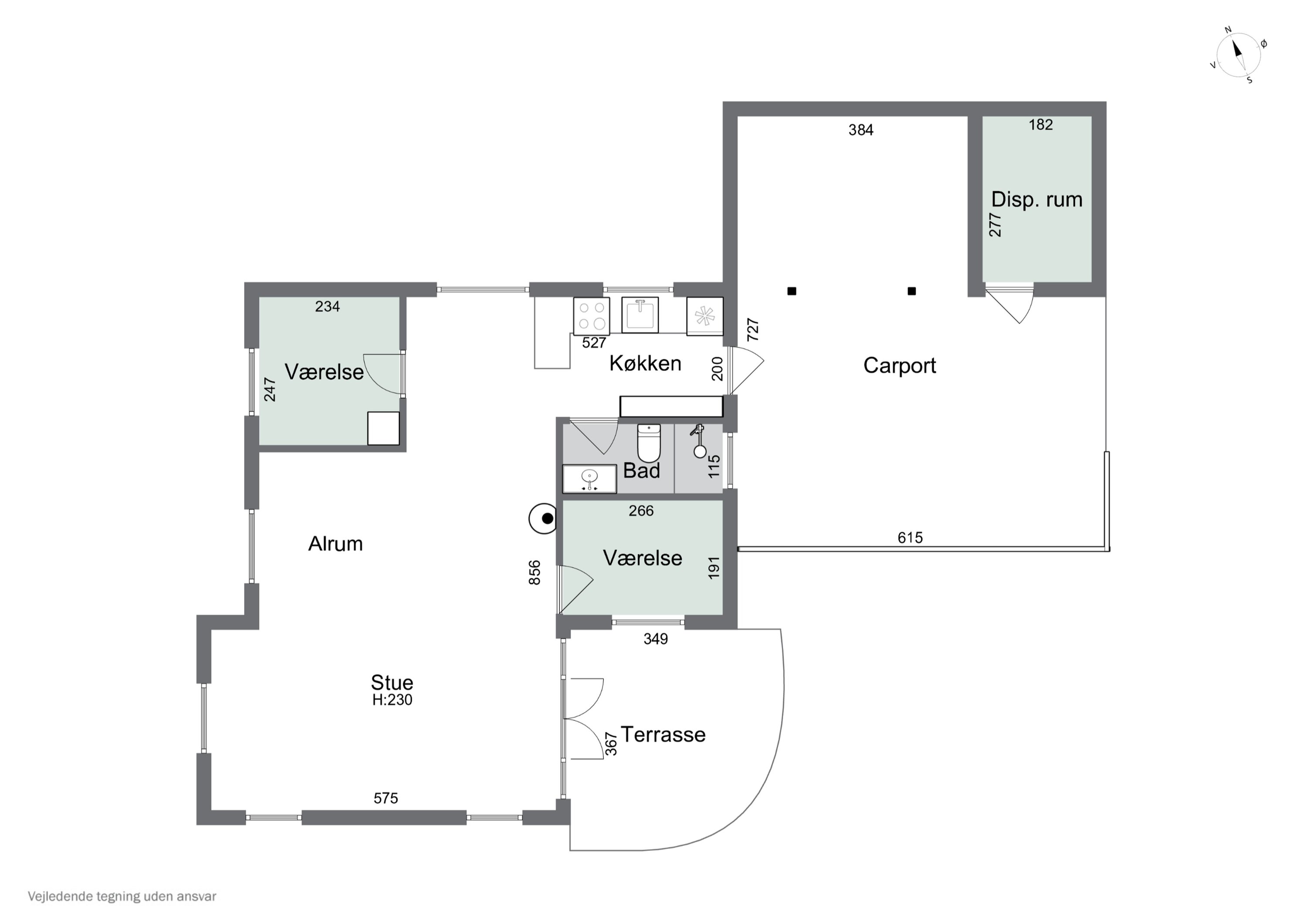 Plantegninger billede af Karensvej 6, Østerballe, 5450 Otterup