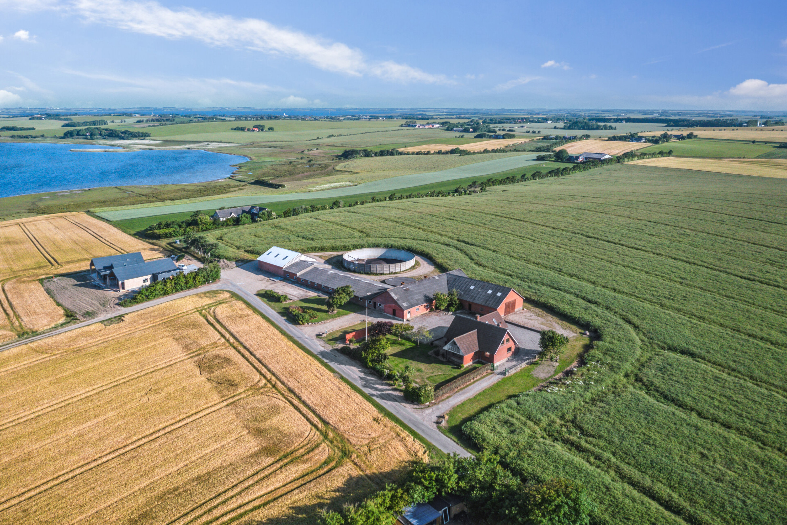 Miniaturebillede 1: luftfoto. Billede af Søndermarken 13, Glomstrup, 7970 Redsted M