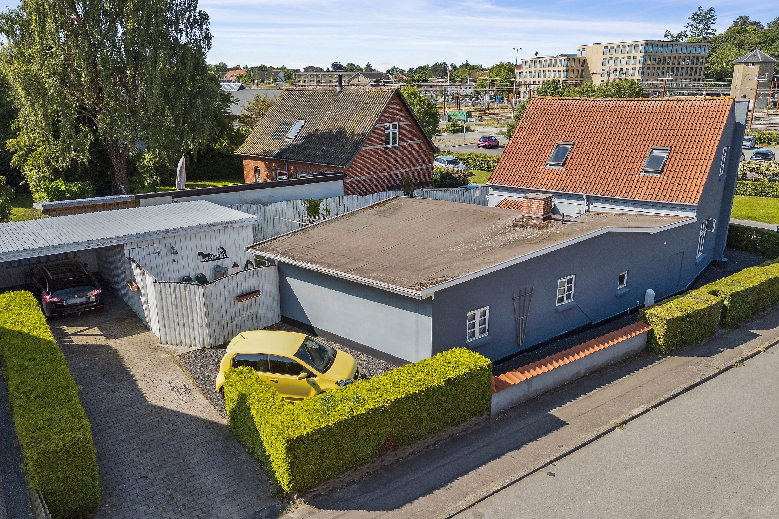 Fremhævet set fra vejen billede i fuldskærmstilstand. Billede af Grønvej 20, 4700 Næstved