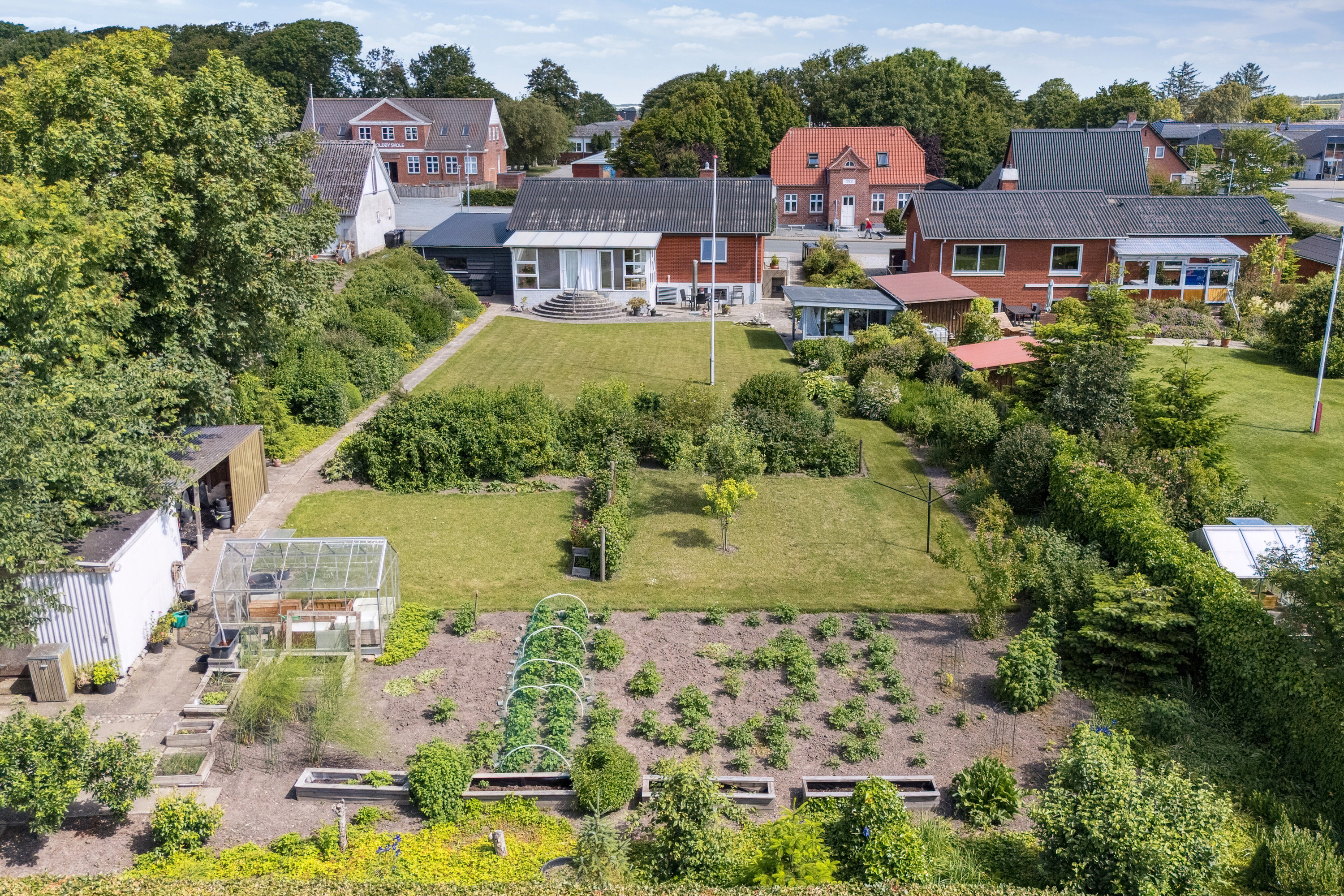 Fremhævet luftfoto billede i fuldskærmstilstand. Billede af Limfjordsgade 10, Koldby, 7752 Snedsted