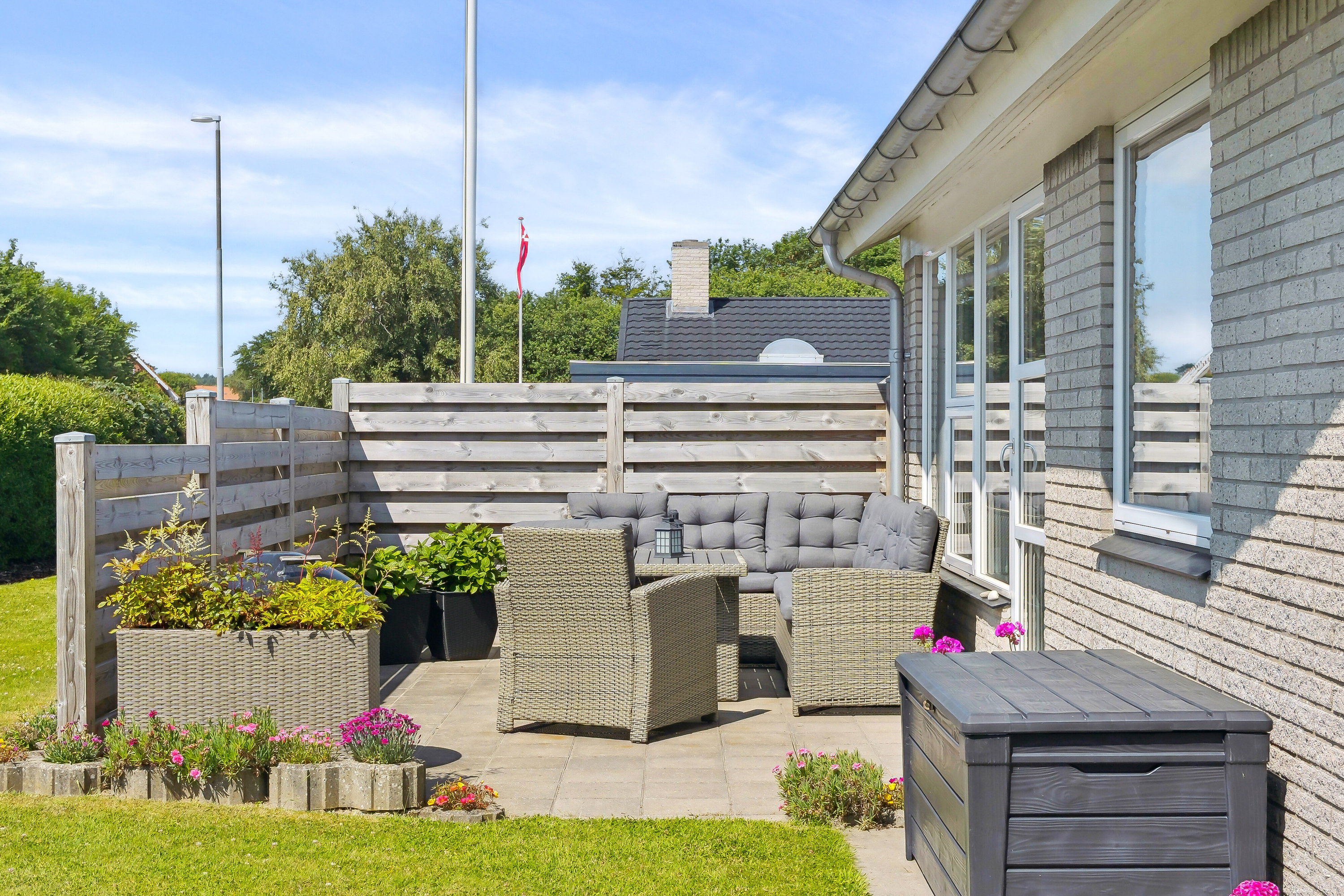 Fremhævet set fra haven billede i fuldskærmstilstand. Billede af Degnebakken 23, 7760 Hurup Thy