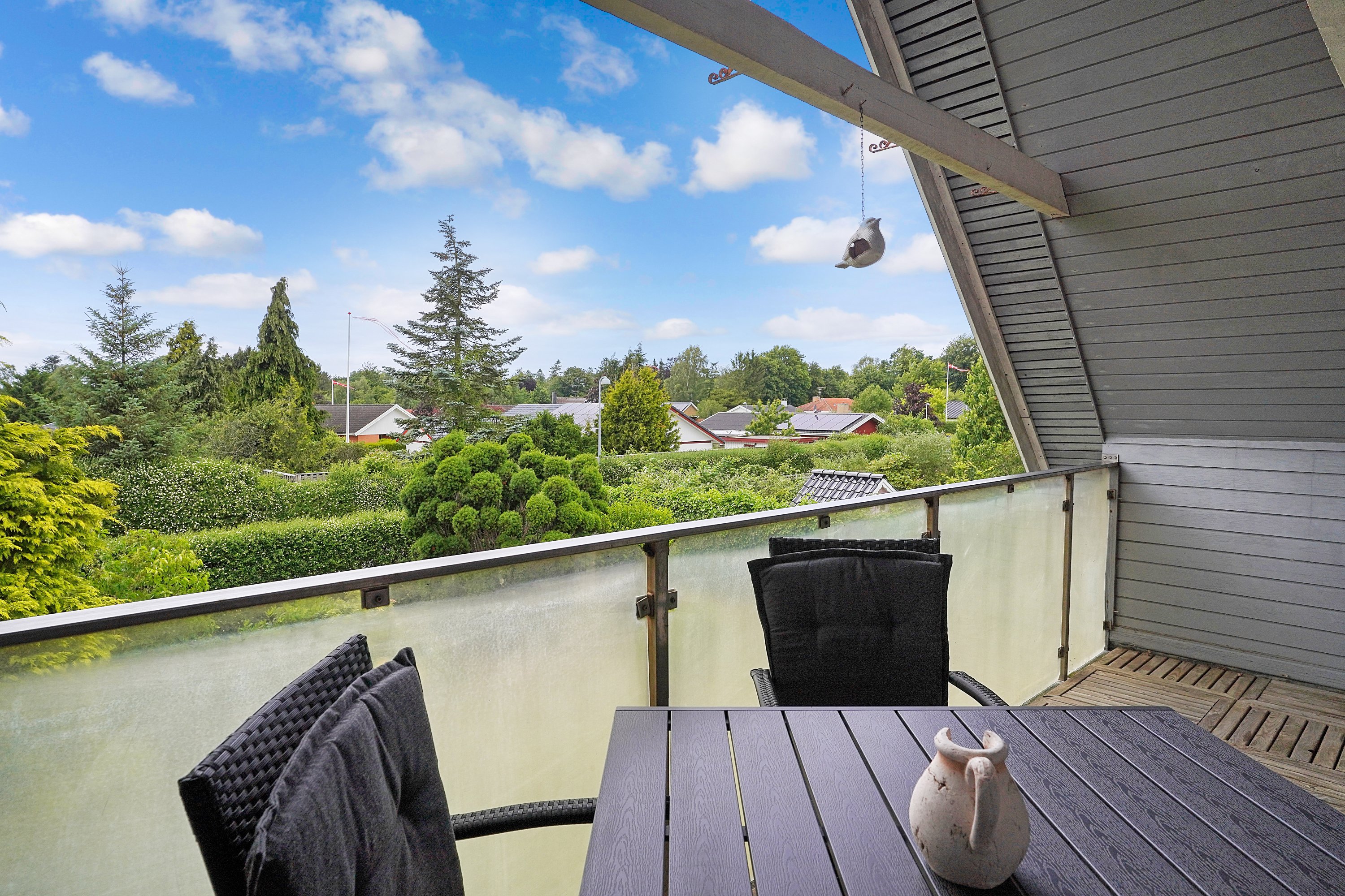 Fremhævet altan billede i fuldskærmstilstand. Billede af Ibisvej 8, 3120 Dronningmølle