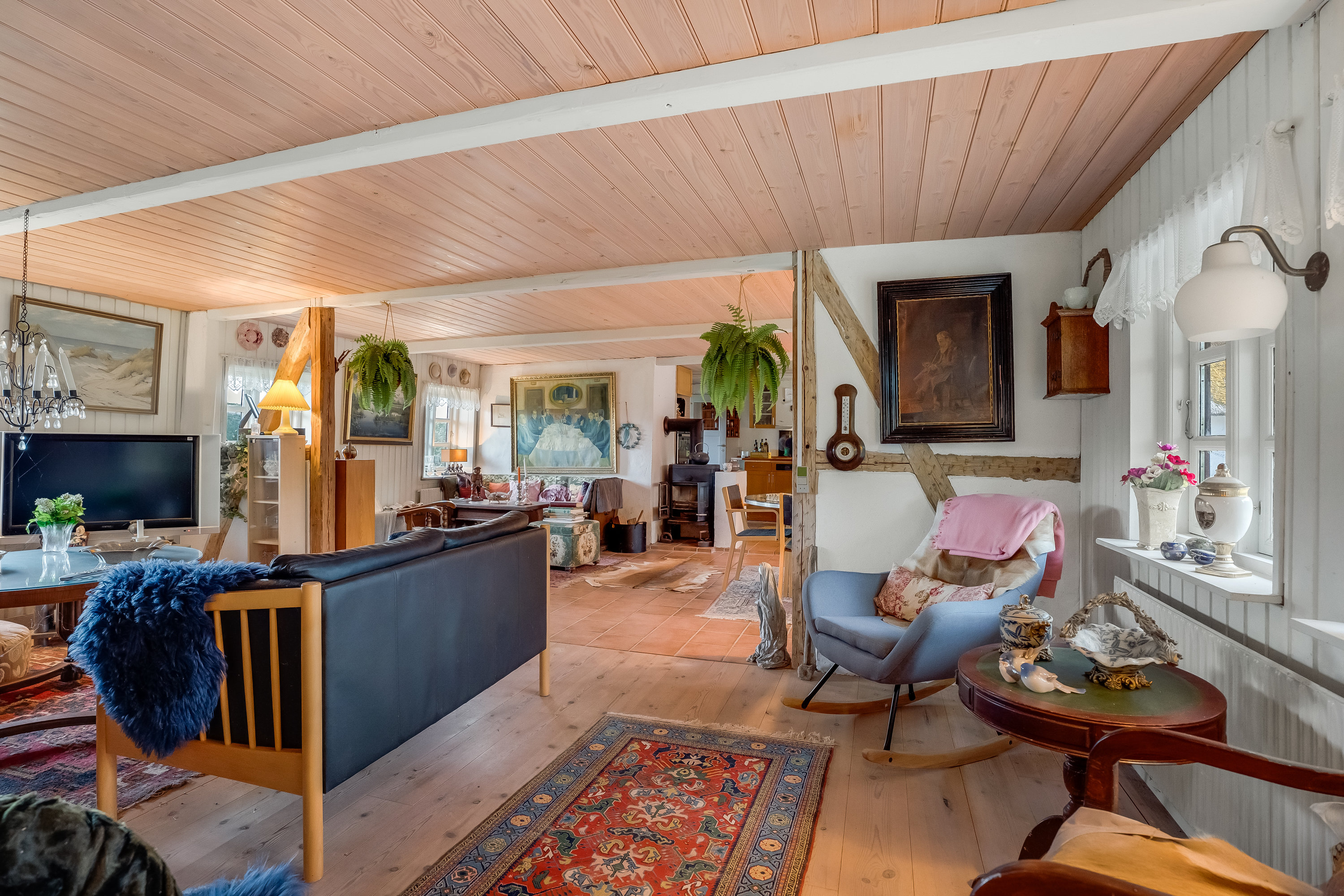 Fremhævet stue billede i fuldskærmstilstand. Billede af Uglevejen 16, Vindeby, 4913 Horslunde