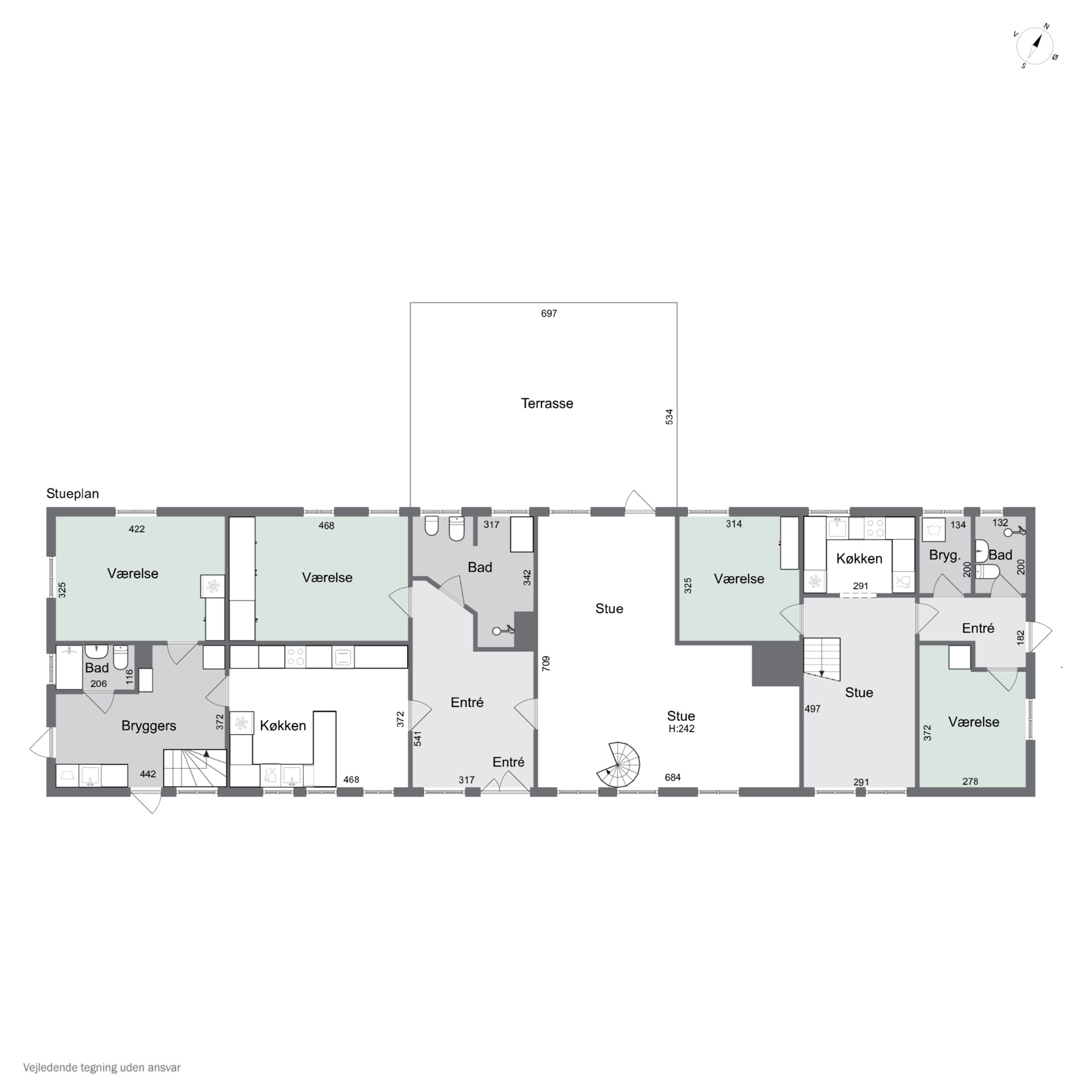 Plantegninger billede af Krogen 5, Lørup, 5750 Ringe