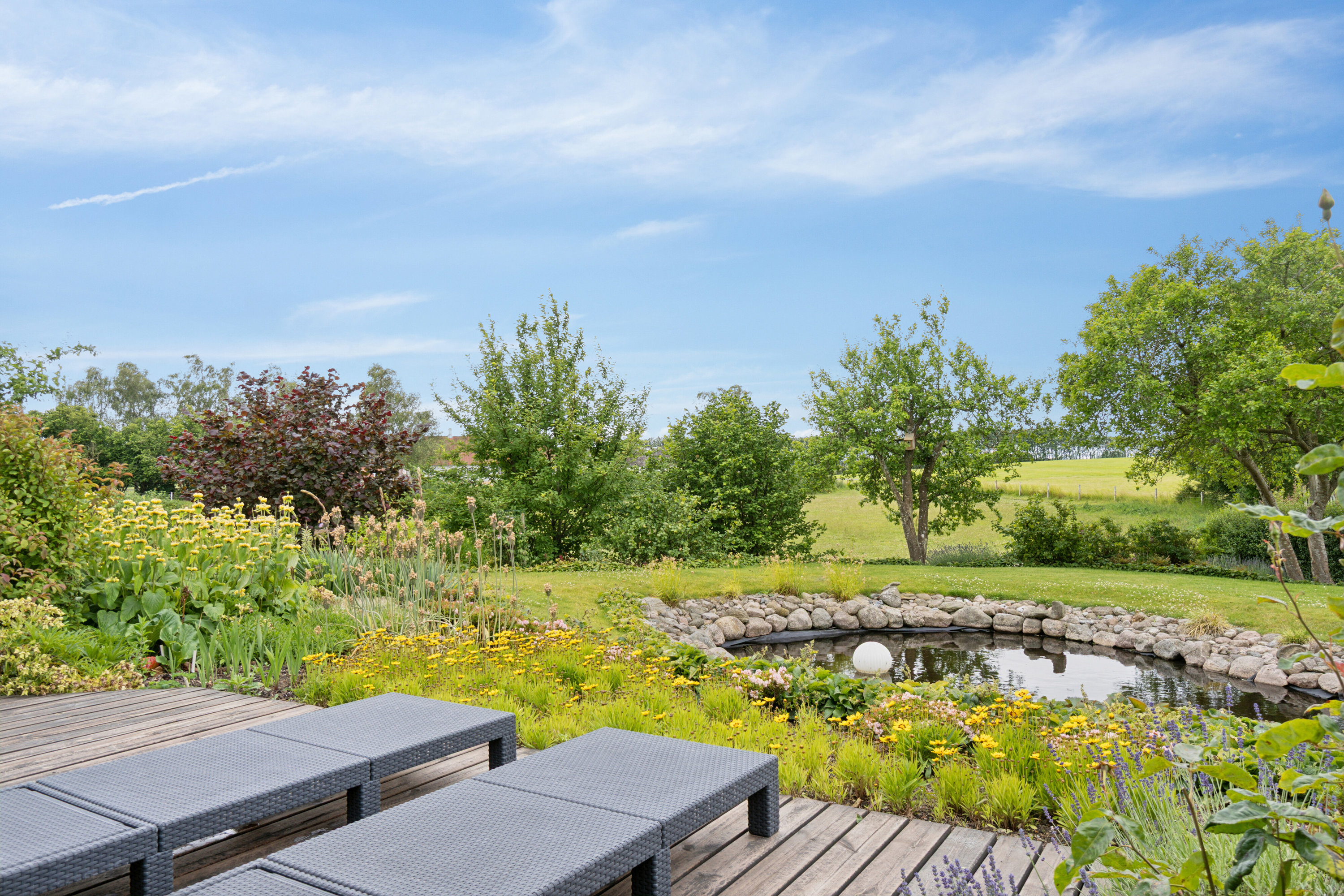 Fremhævet terrasse billede i fuldskærmstilstand. Billede af Fodbygade 27B, Fodby, 4700 Næstved