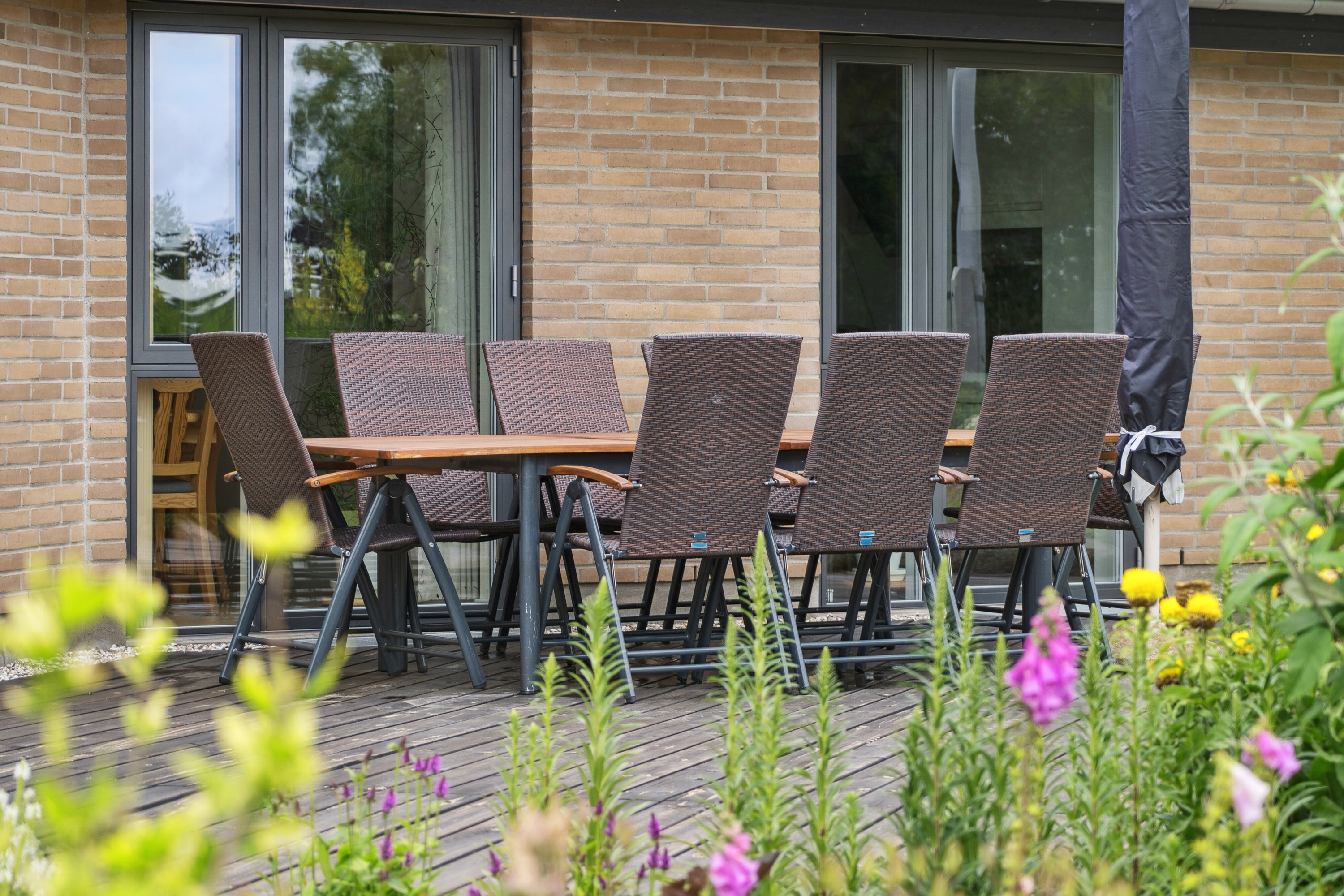 Fremhævet terrasse billede i fuldskærmstilstand. Billede af Fodbygade 27B, Fodby, 4700 Næstved