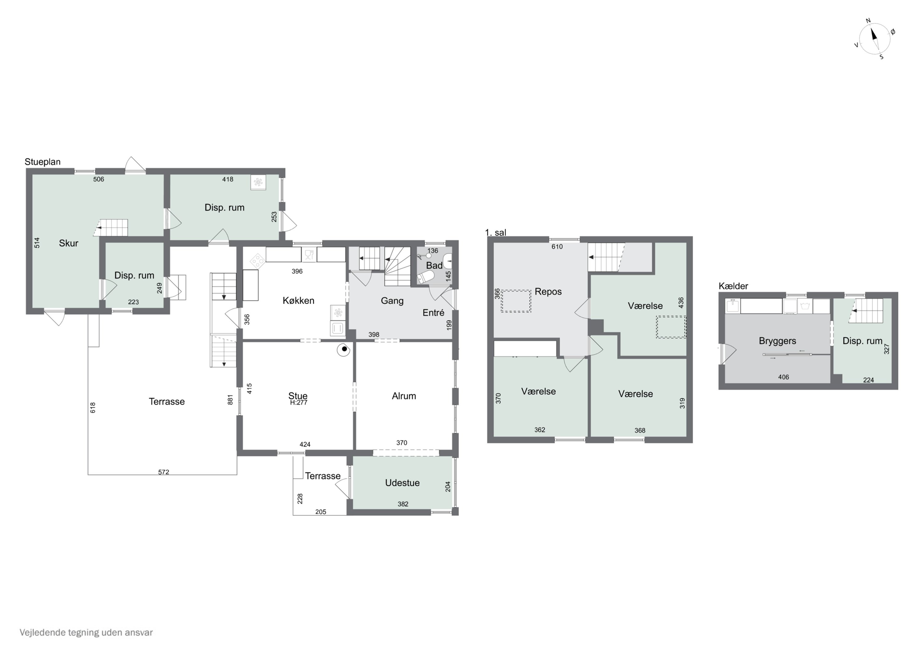 Plantegninger billede af Esterhøjvej 11, 4550 Asnæs
