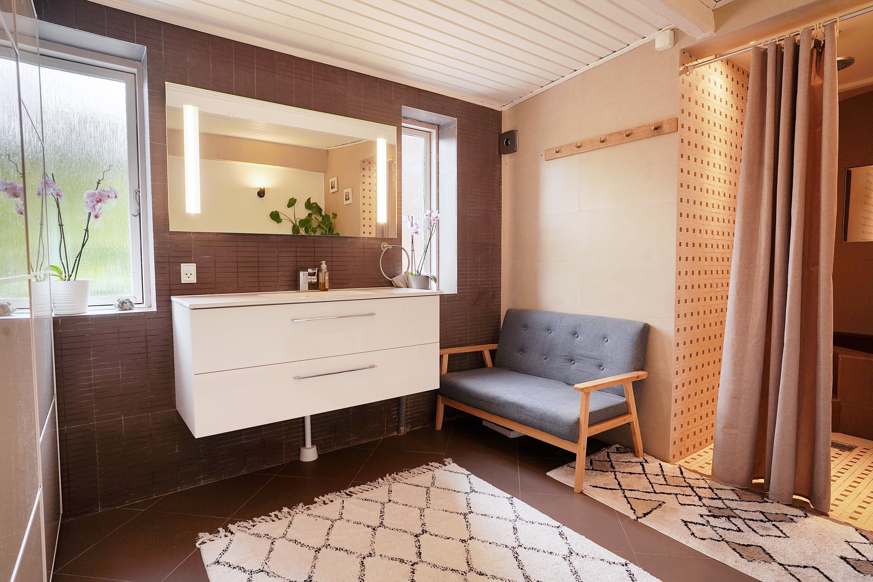 Fremhævet badeværelse billede i fuldskærmstilstand. Billede af Høje Lønholt 12A, Lønholt, 3480 Fredensborg