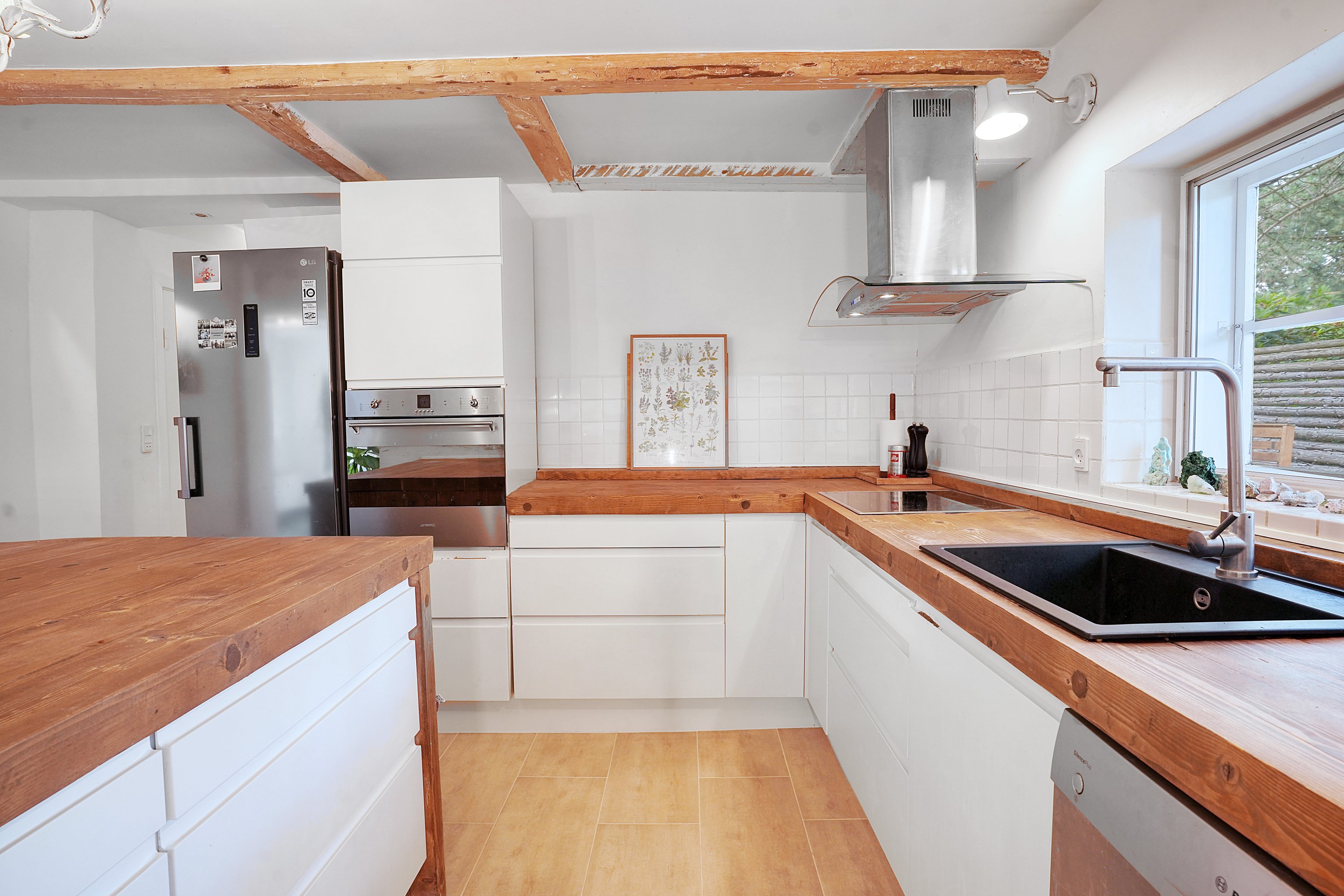 Fremhævet køkken billede i fuldskærmstilstand. Billede af Høje Lønholt 12A, Lønholt, 3480 Fredensborg