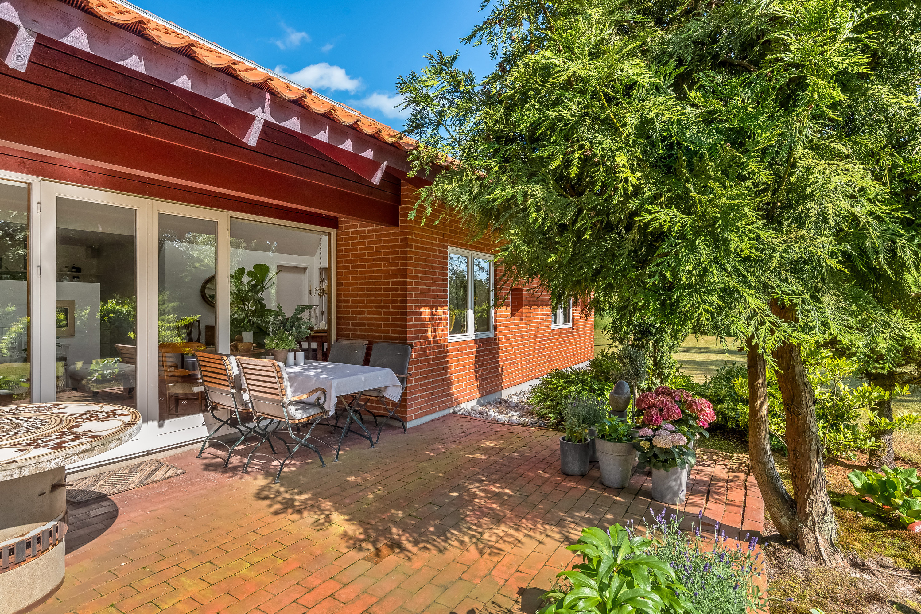 Fremhævet terrasse billede i fuldskærmstilstand. Billede af Lilleåvej 5, Råsted, 7500 Holstebro