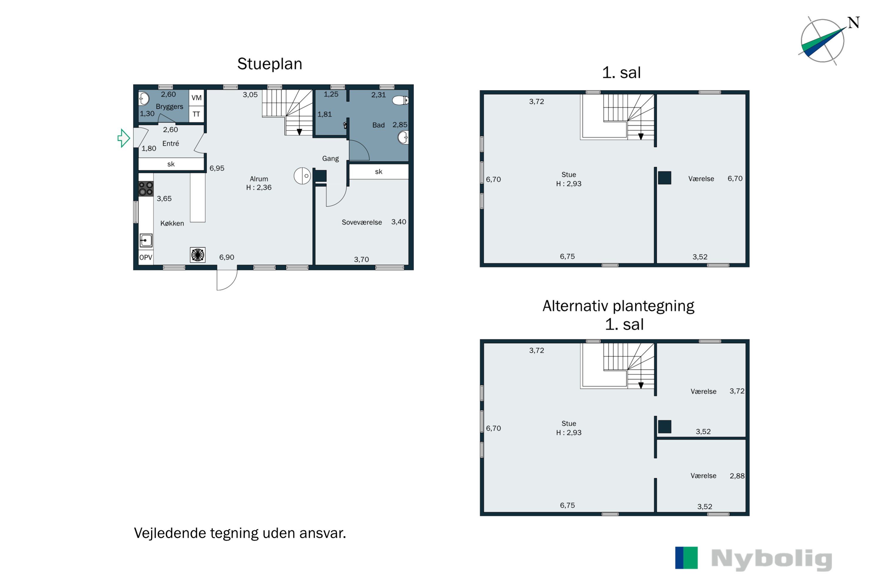 Plantegninger billede af Rosensgade 89C, 8300 Odder