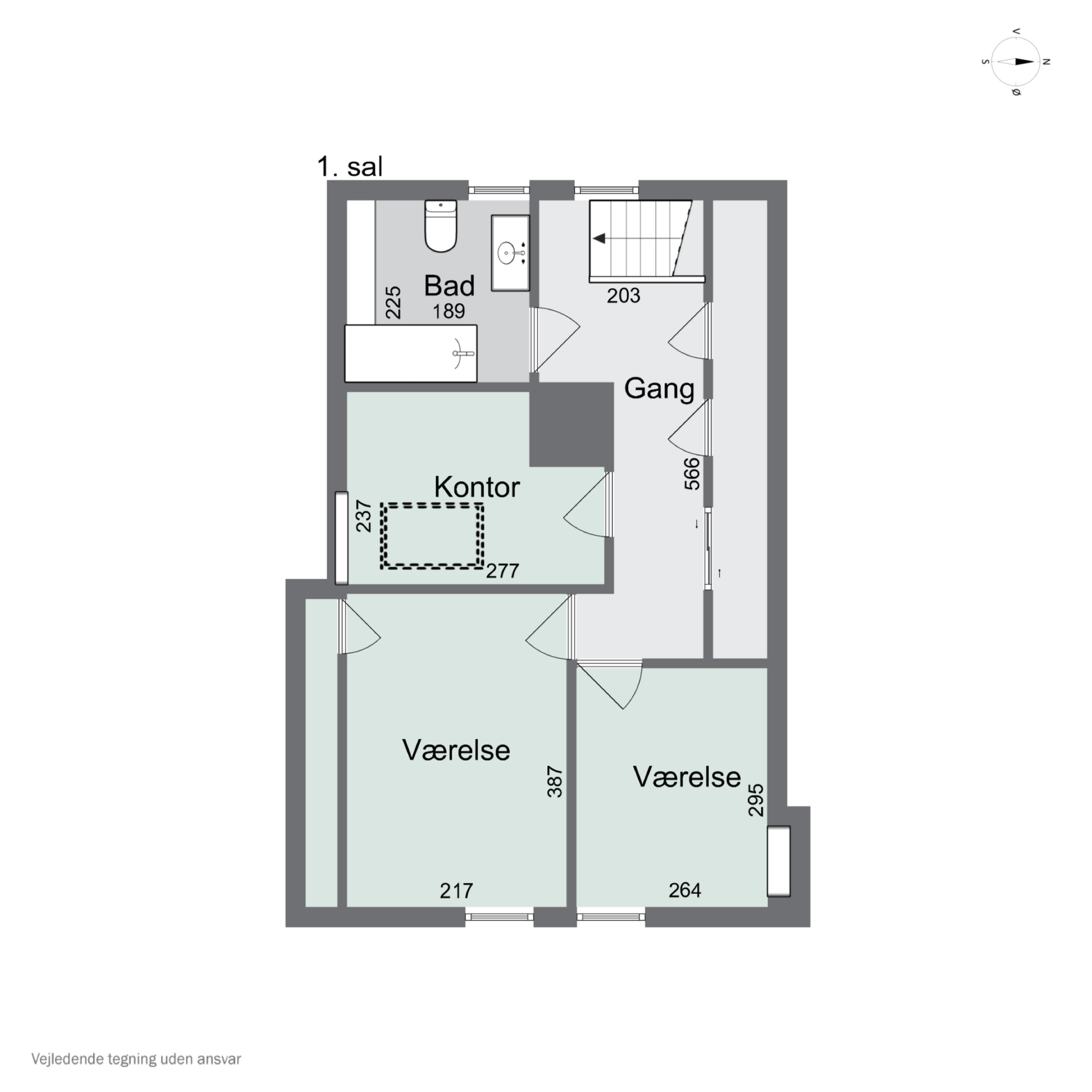 Plantegninger billede af Hundborgvej 140, Tingstrup, 7700 Thisted