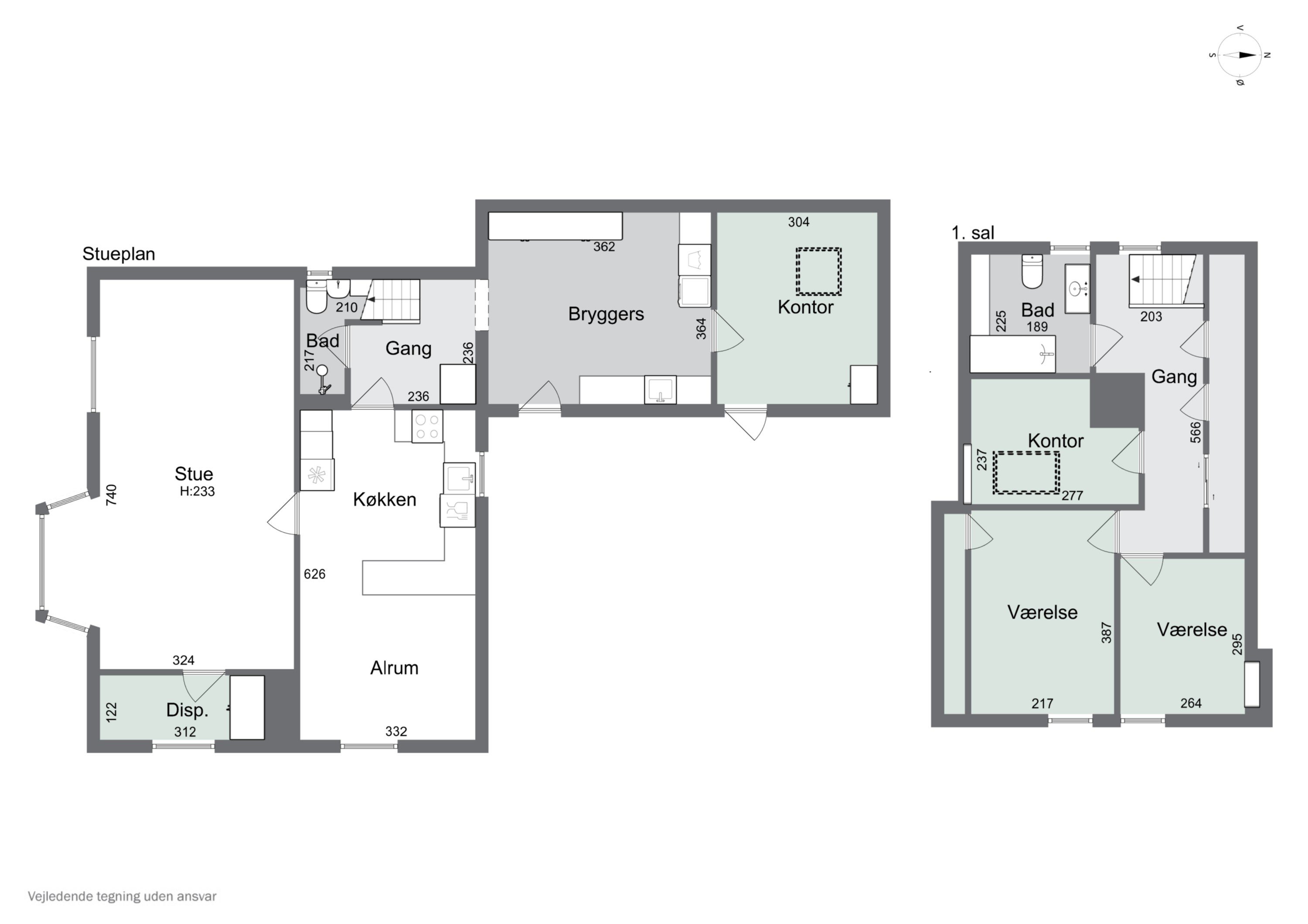 Plantegninger billede af Hundborgvej 140, Tingstrup, 7700 Thisted