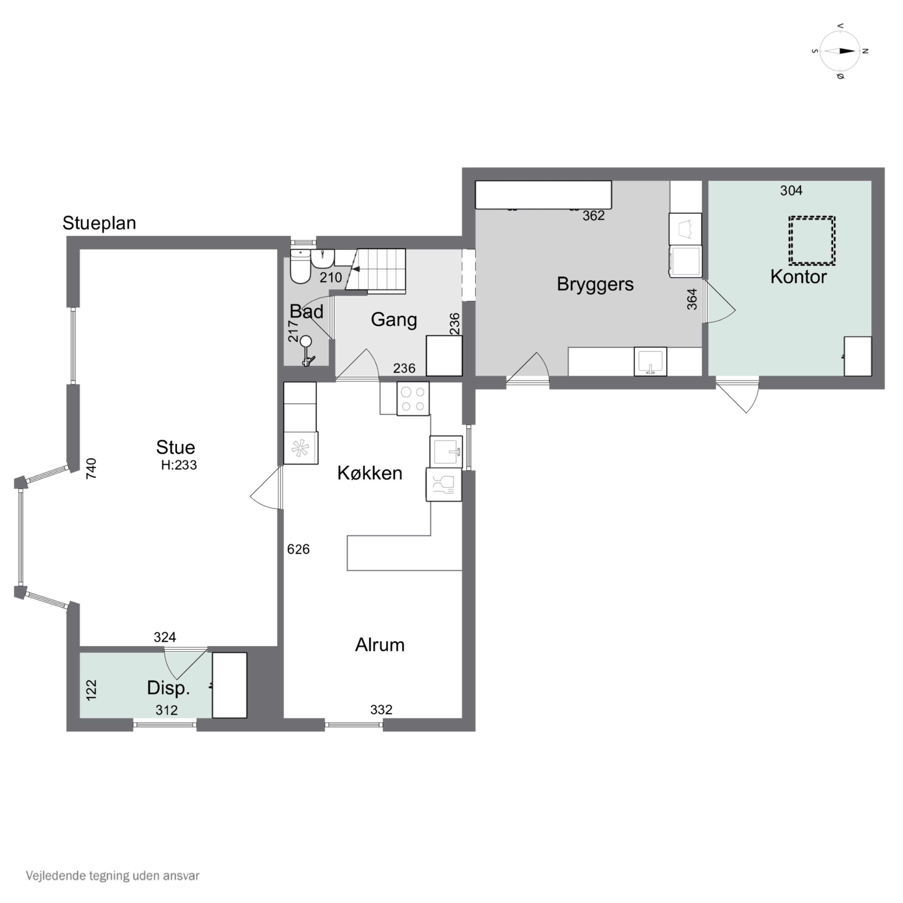 Plantegninger billede af Hundborgvej 140, Tingstrup, 7700 Thisted