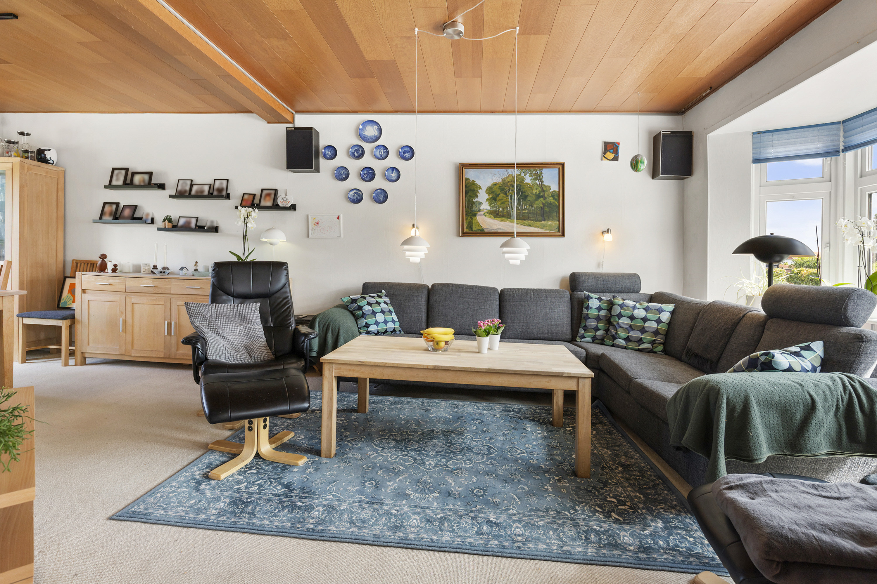 Fremhævet stue billede i fuldskærmstilstand. Billede af Stejlmosevej 14, 9600 Aars