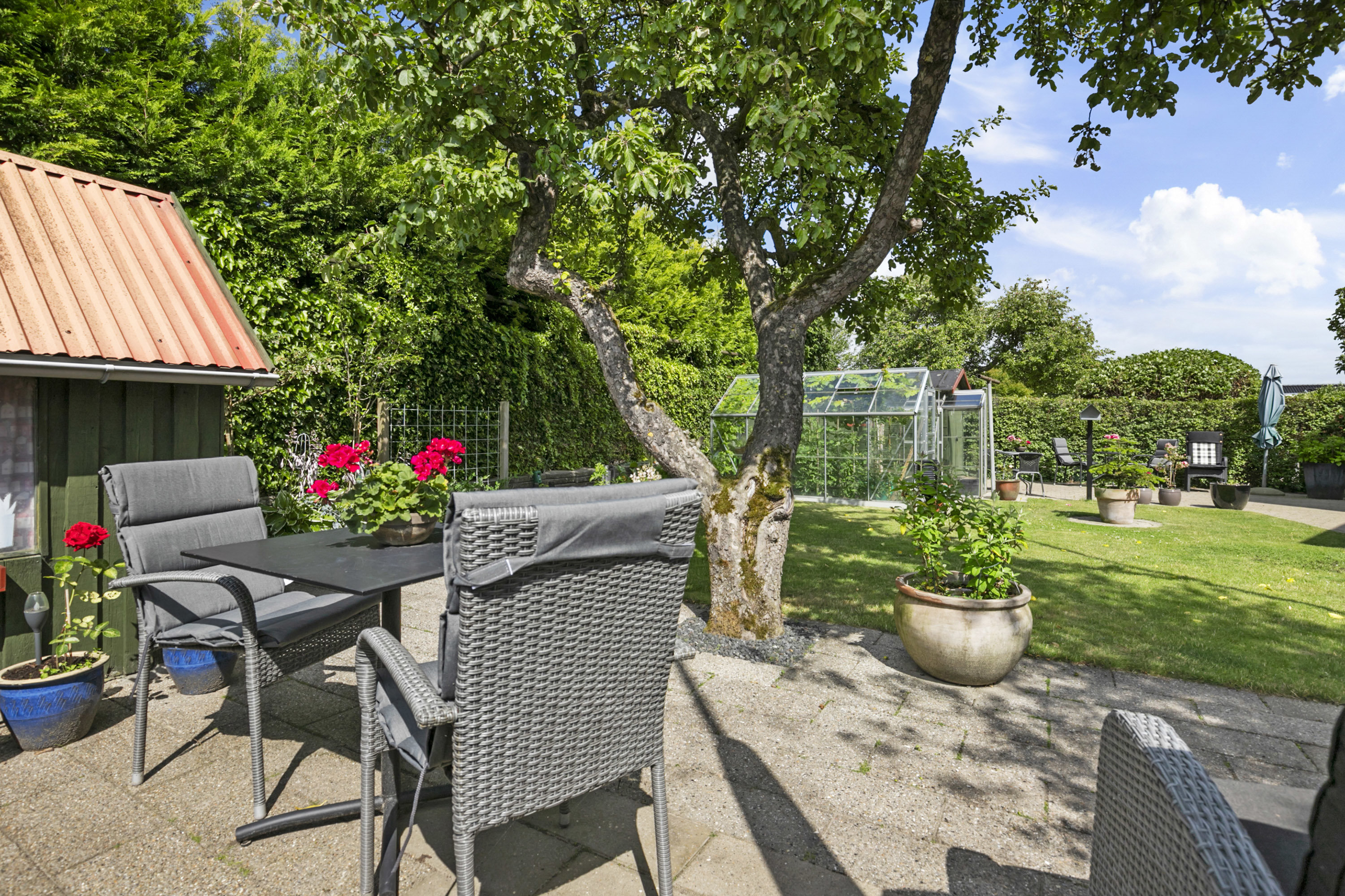 Fremhævet terrasse billede i fuldskærmstilstand. Billede af Stejlmosevej 14, 9600 Aars