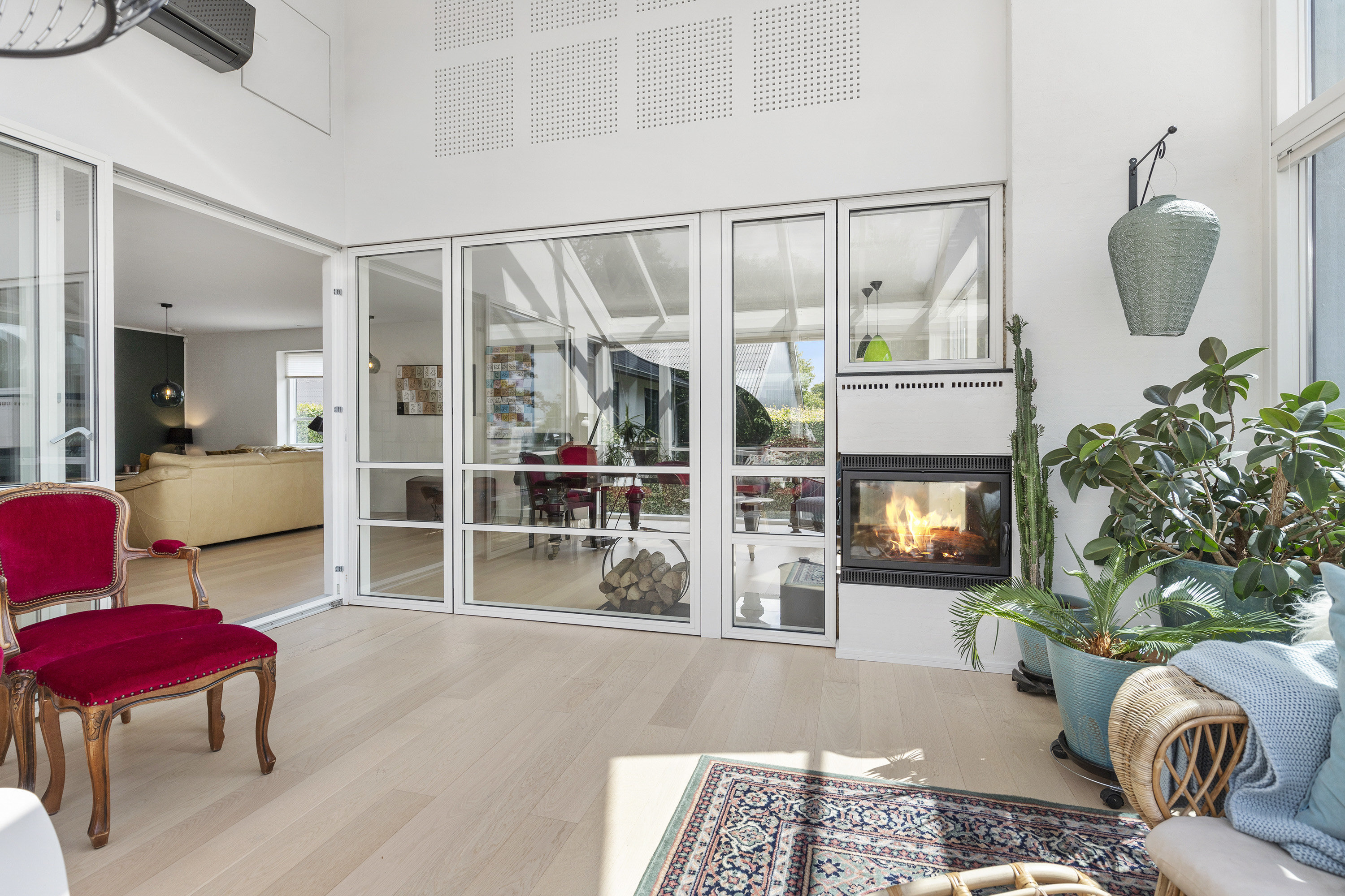 Fremhævet udestue billede i fuldskærmstilstand. Billede af Gamborgvej 8, Havbro, 9600 Aars