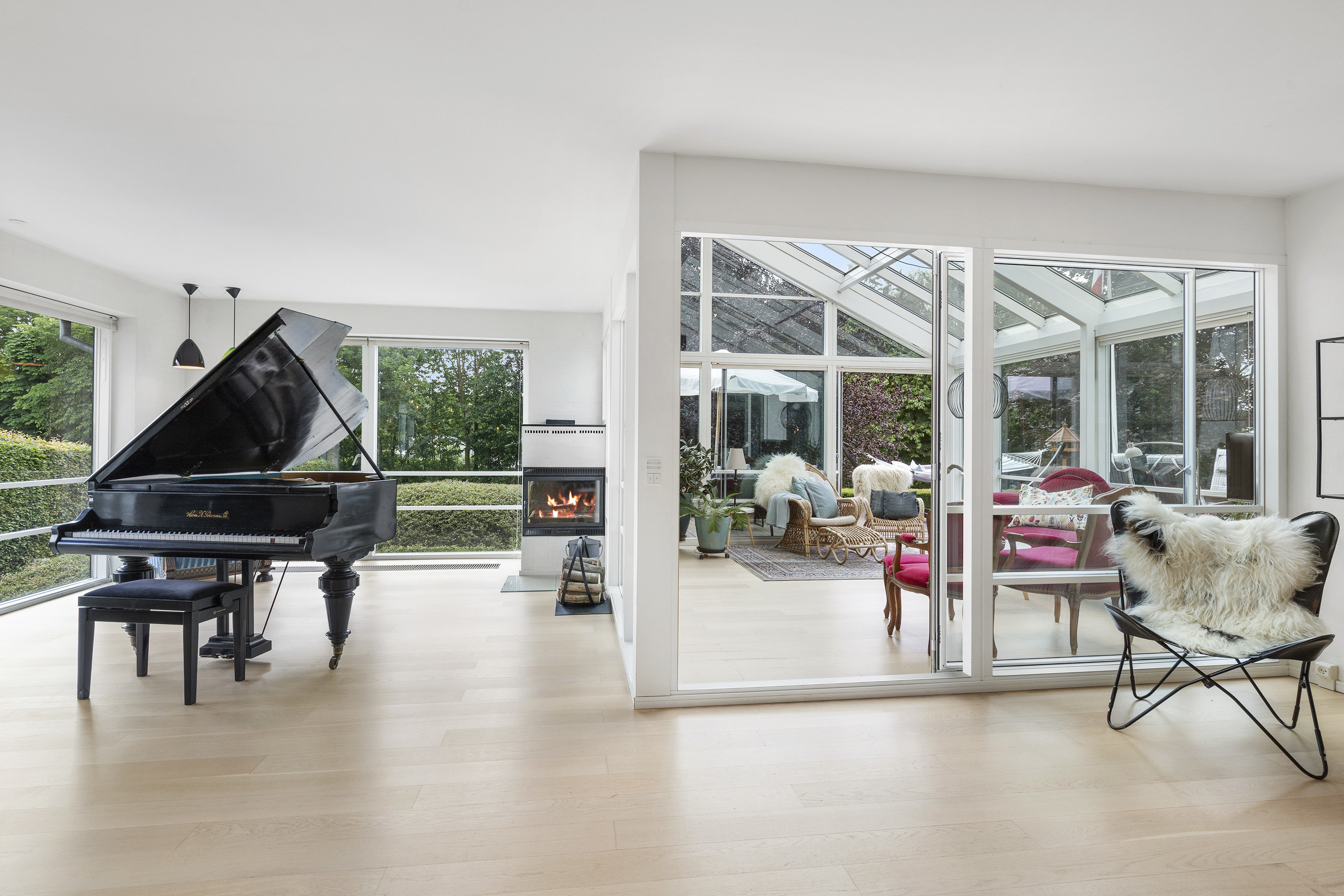 Fremhævet stue billede i fuldskærmstilstand. Billede af Gamborgvej 8, Havbro, 9600 Aars