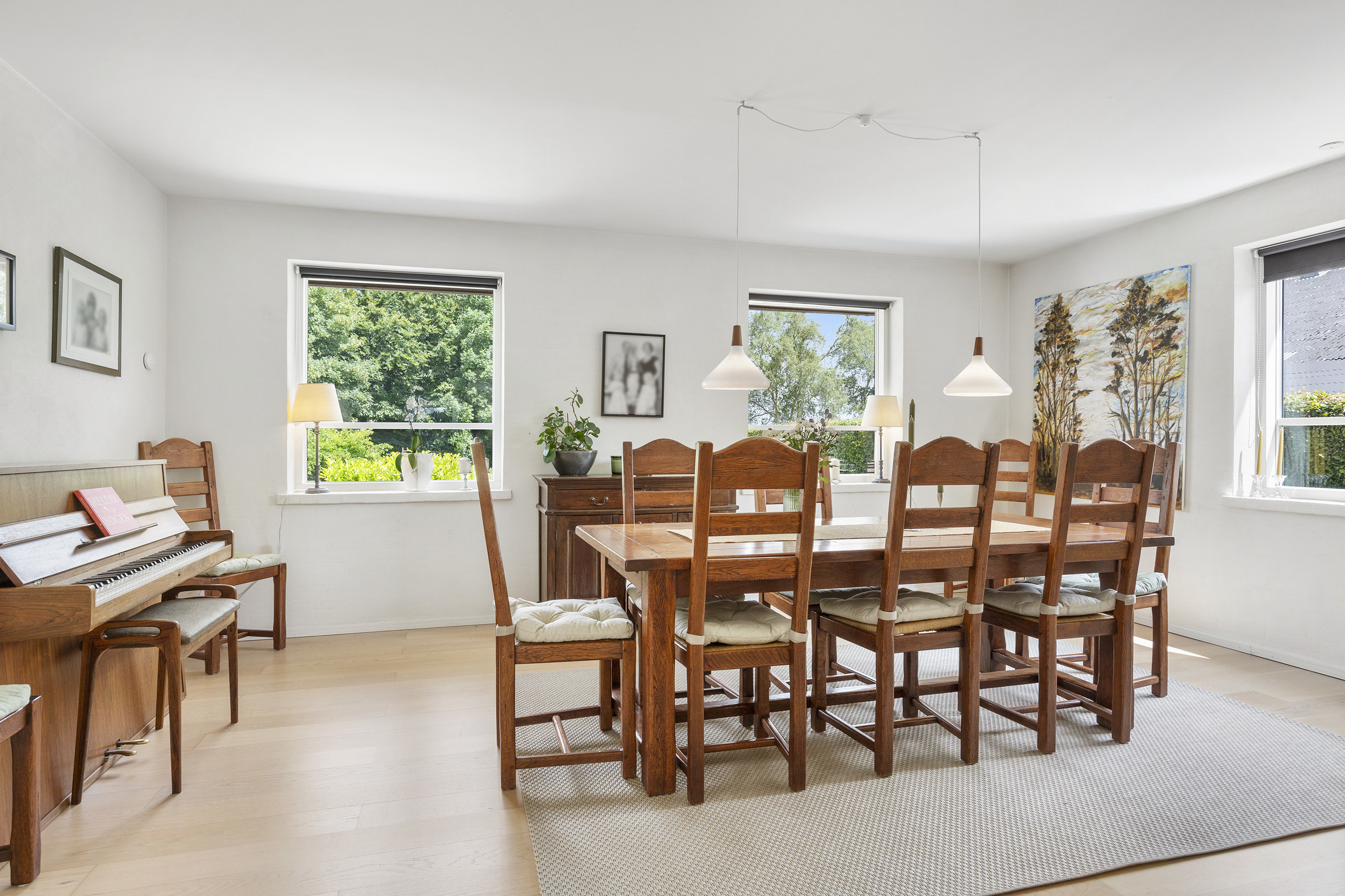 Fremhævet spisestue billede i fuldskærmstilstand. Billede af Gamborgvej 8, Havbro, 9600 Aars