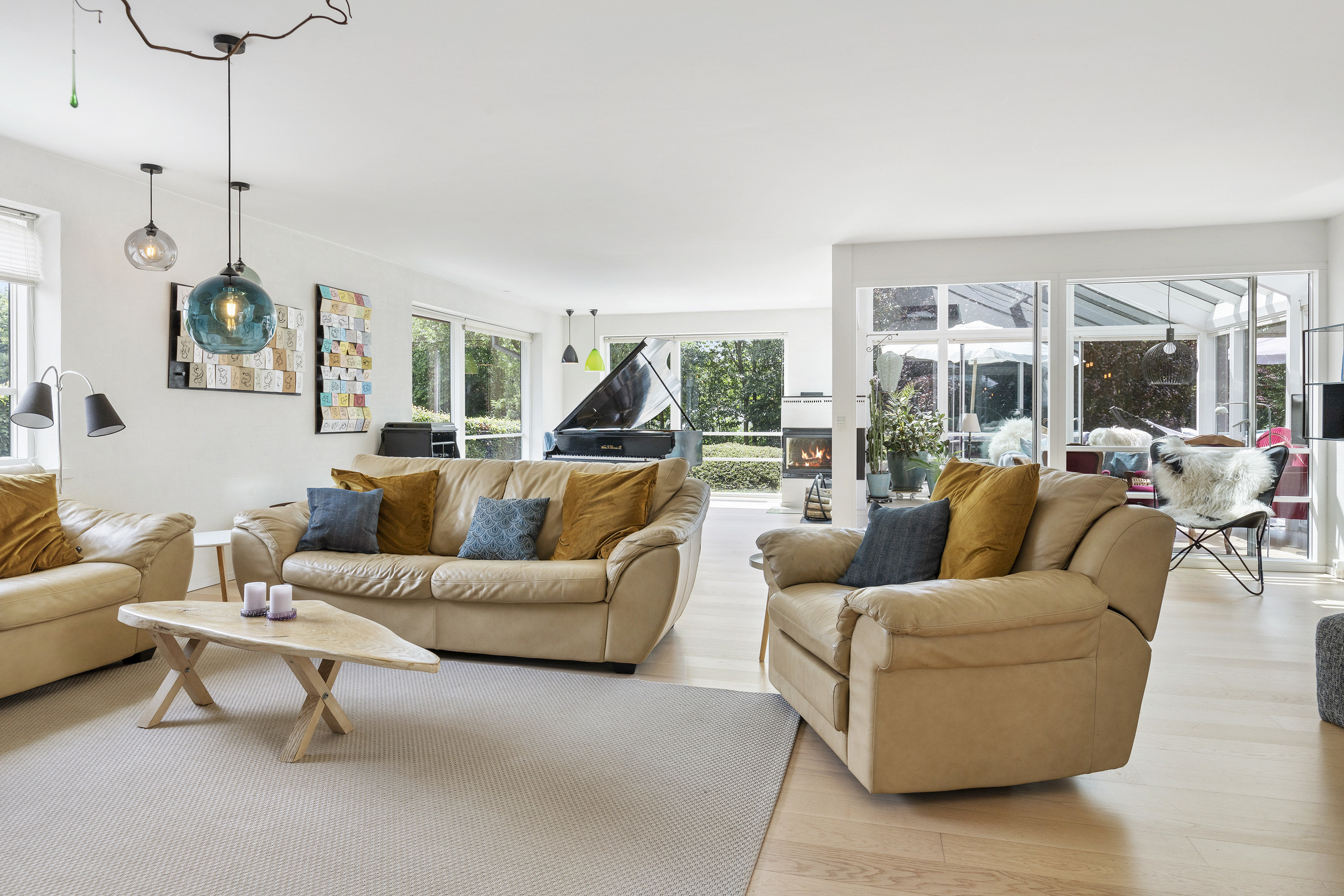 Fremhævet stue billede i fuldskærmstilstand. Billede af Gamborgvej 8, Havbro, 9600 Aars