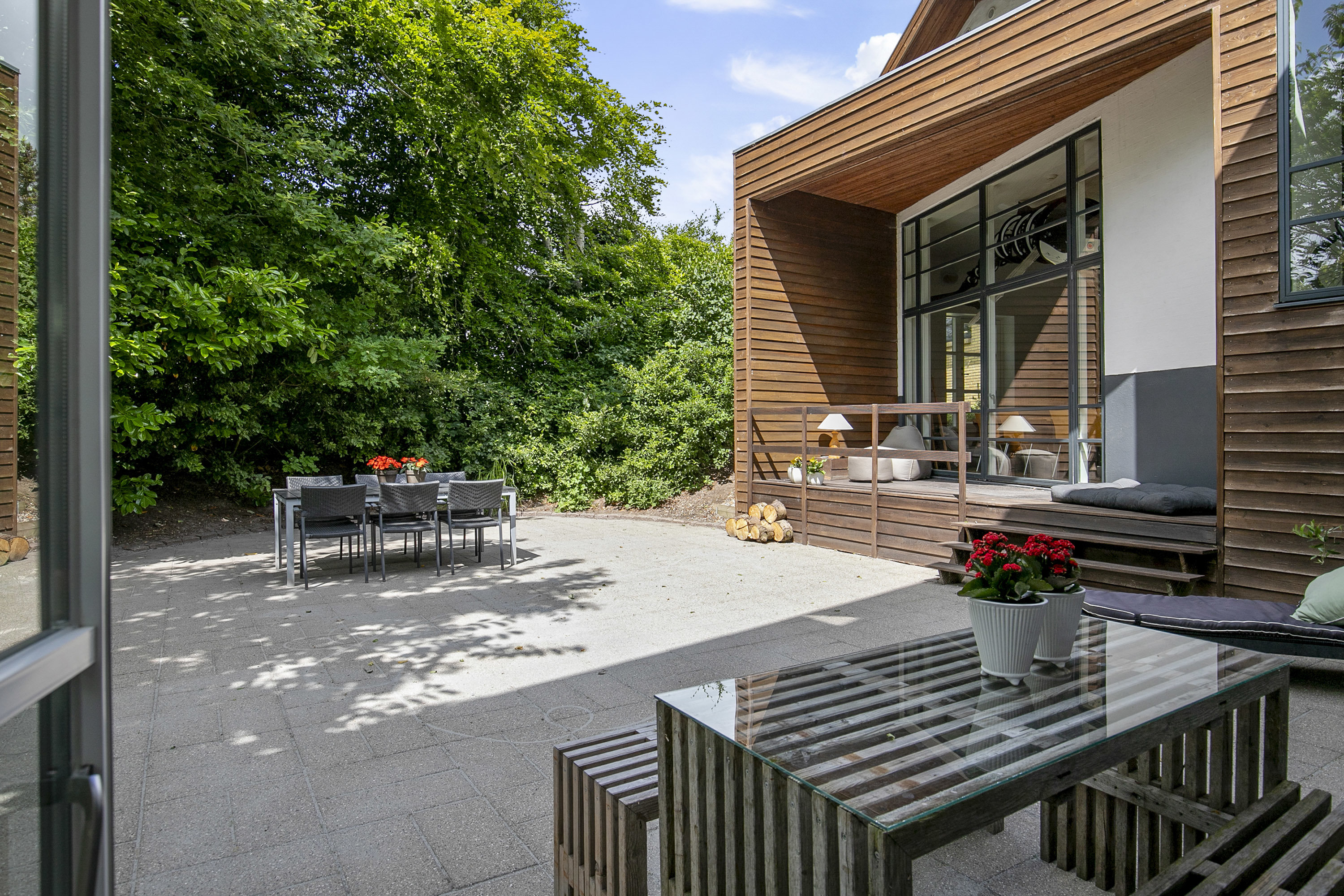 Fremhævet terrasse billede i fuldskærmstilstand. Billede af Gamborgvej 8, Havbro, 9600 Aars