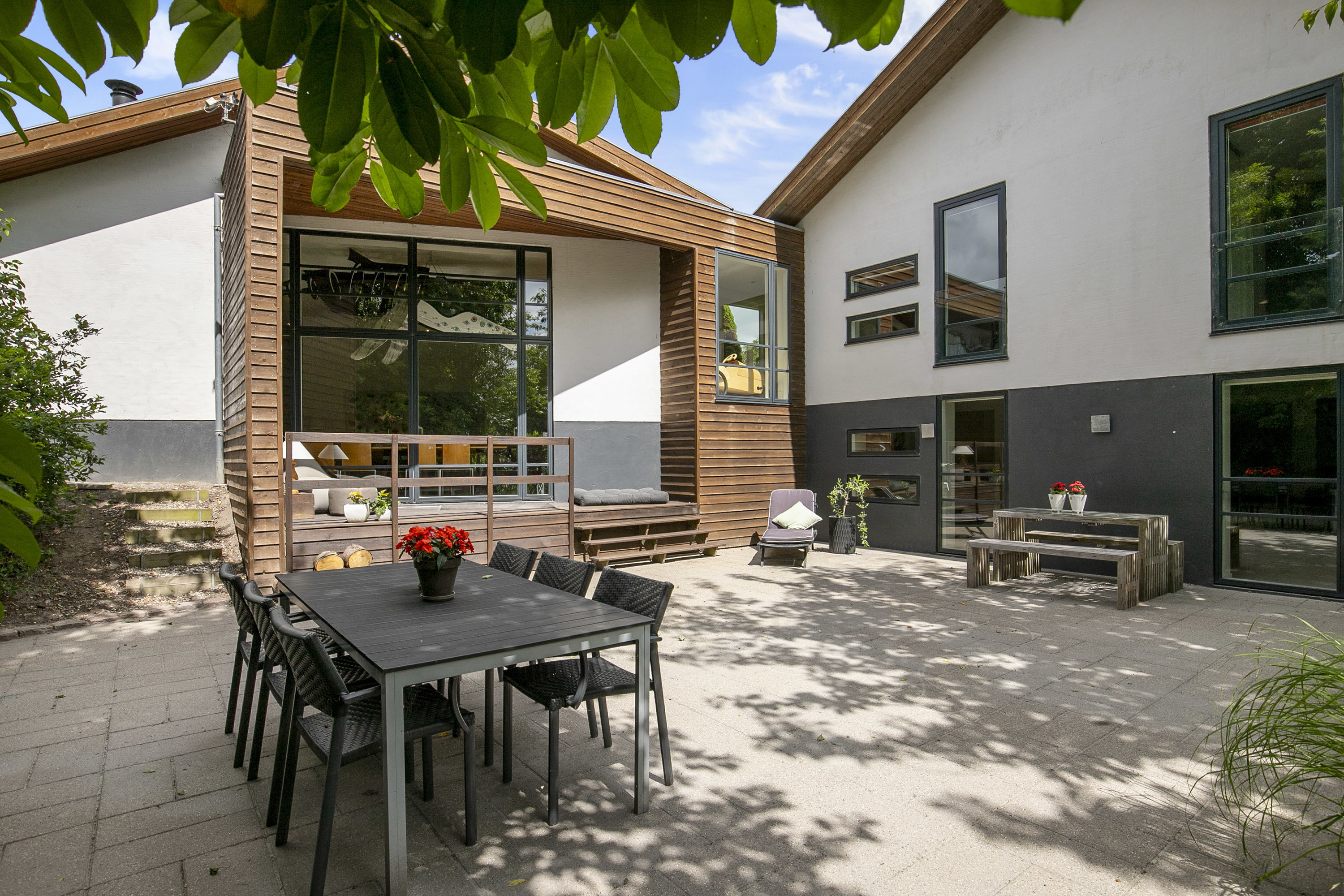 Fremhævet terrasse billede i fuldskærmstilstand. Billede af Gamborgvej 8, Havbro, 9600 Aars