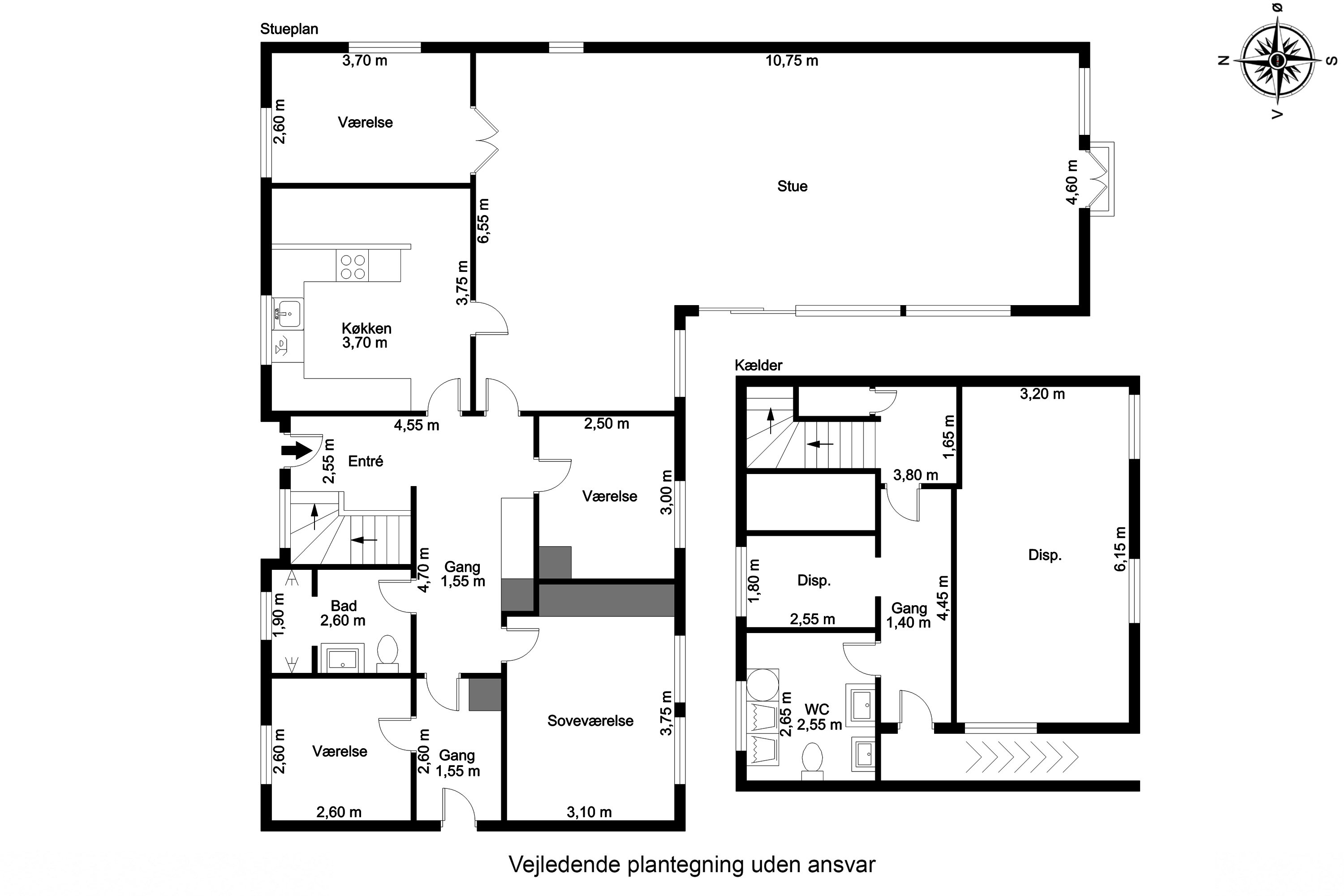 Plantegninger billede af Rugvangen 3, 6705 Esbjerg Ø
