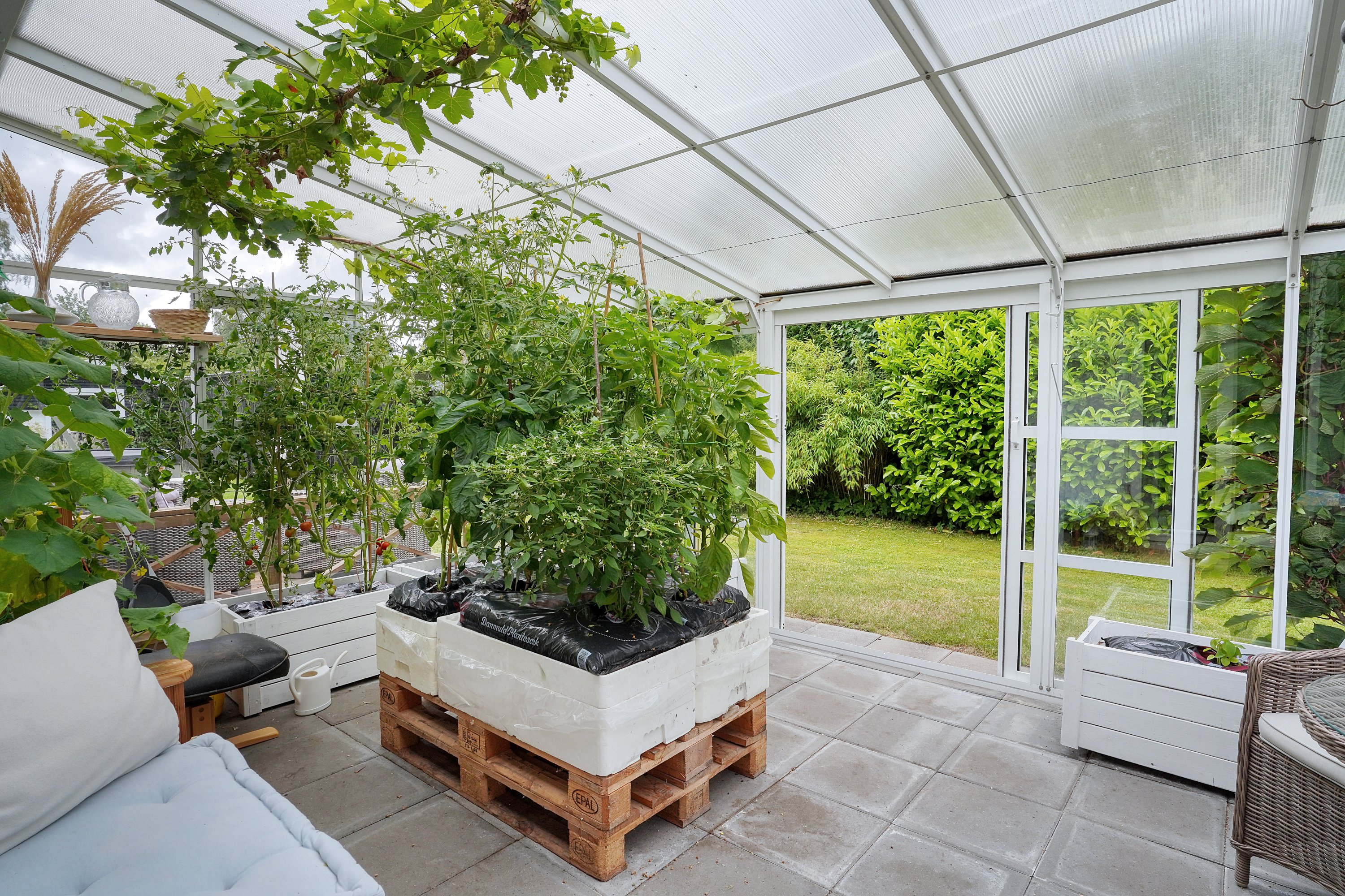 Fremhævet vinterhave billede i fuldskærmstilstand. Billede af Dalevænget 16, 3120 Dronningmølle