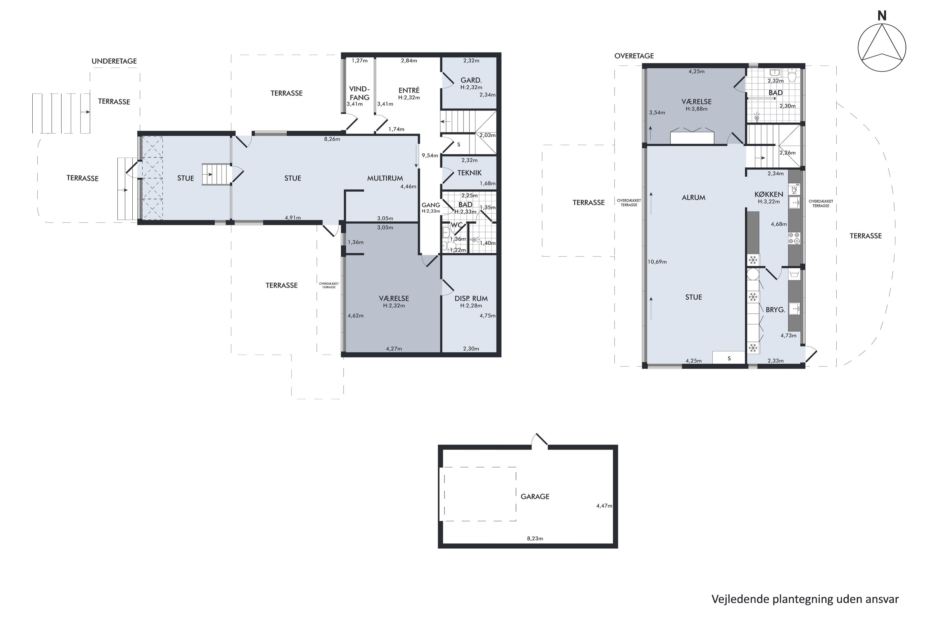 Plantegninger billede af Bakkedraget 5, 8400 Ebeltoft