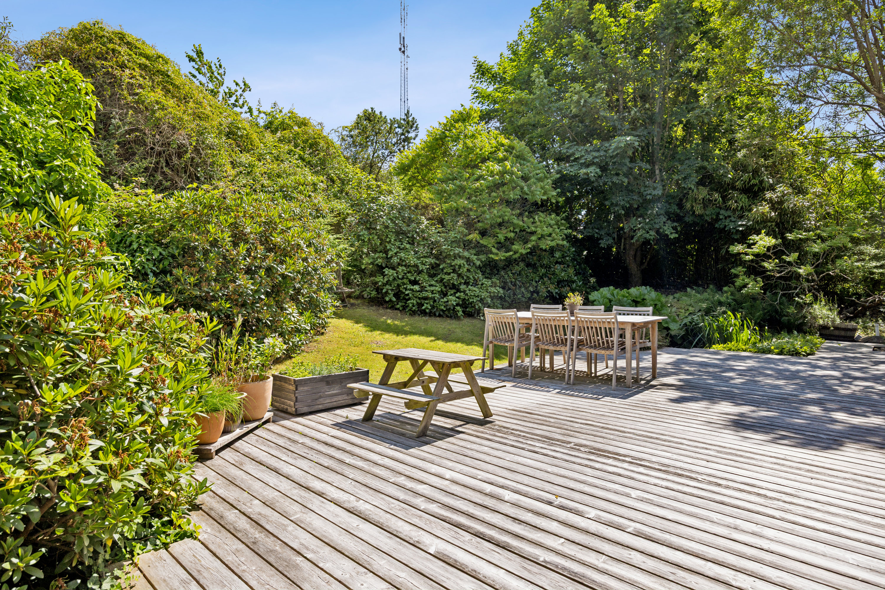 Fremhævet terrasse billede i fuldskærmstilstand. Billede af Bakkedraget 5, 8400 Ebeltoft