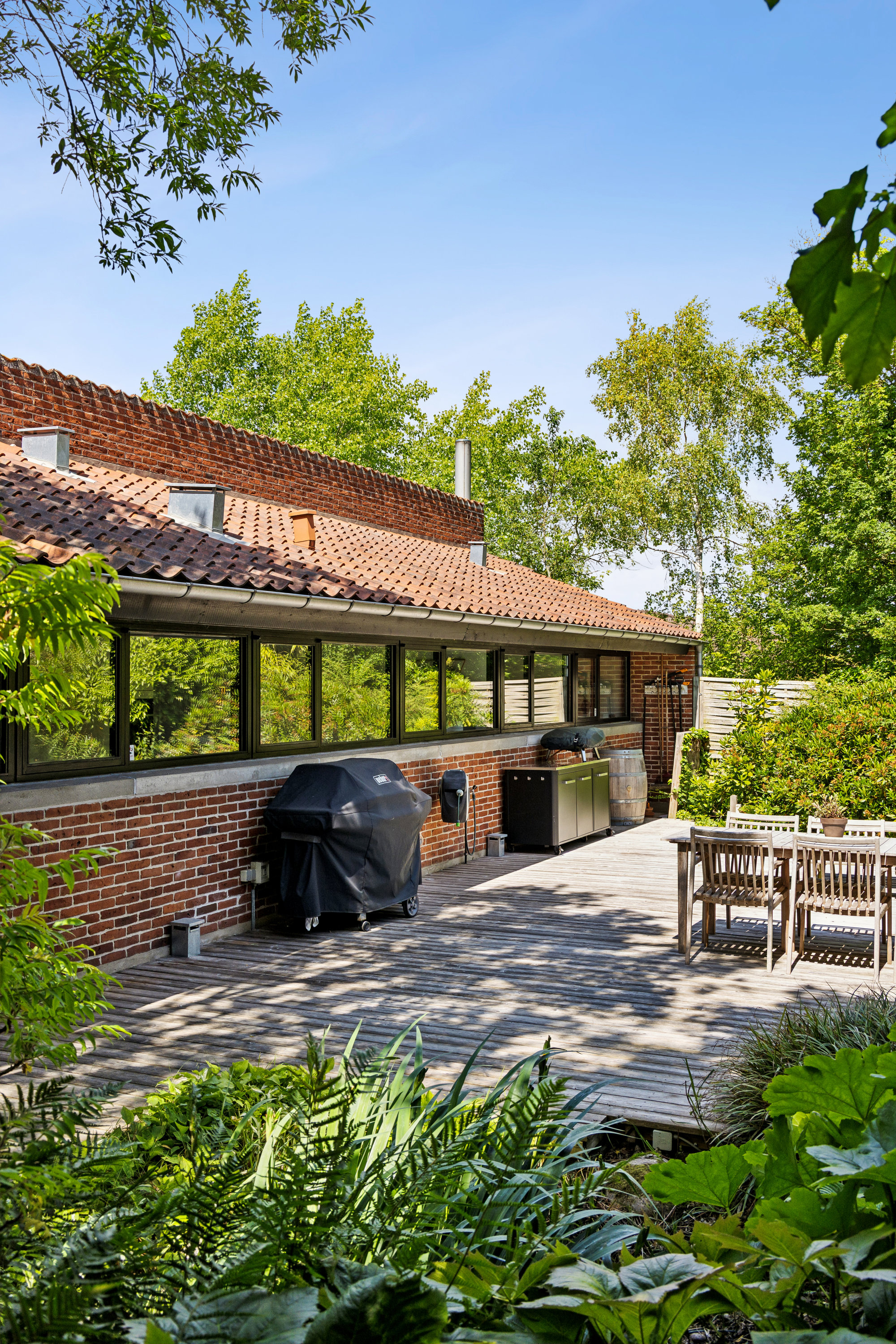 Fremhævet terrasse billede i fuldskærmstilstand. Billede af Bakkedraget 5, 8400 Ebeltoft