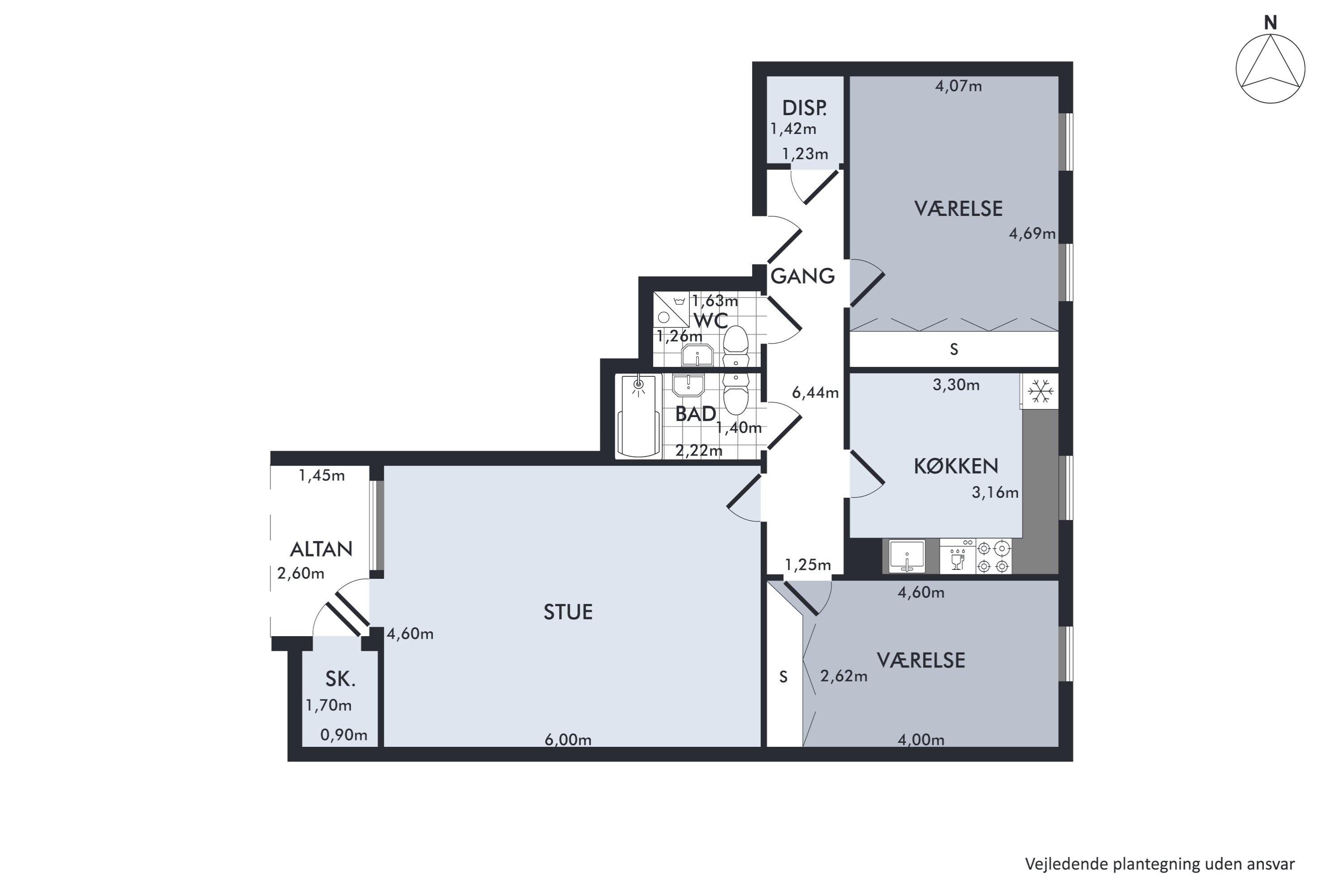 Plantegninger billede af Ryetvej 63, 1. mf., 3500 Værløse