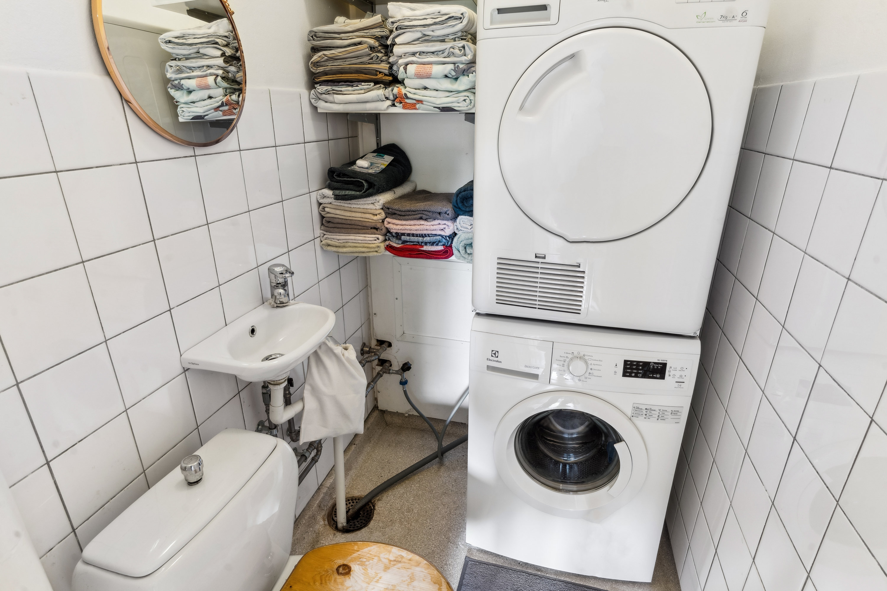 Fremhævet badeværelse billede i fuldskærmstilstand. Billede af Ryetvej 63, 1. mf., 3500 Værløse